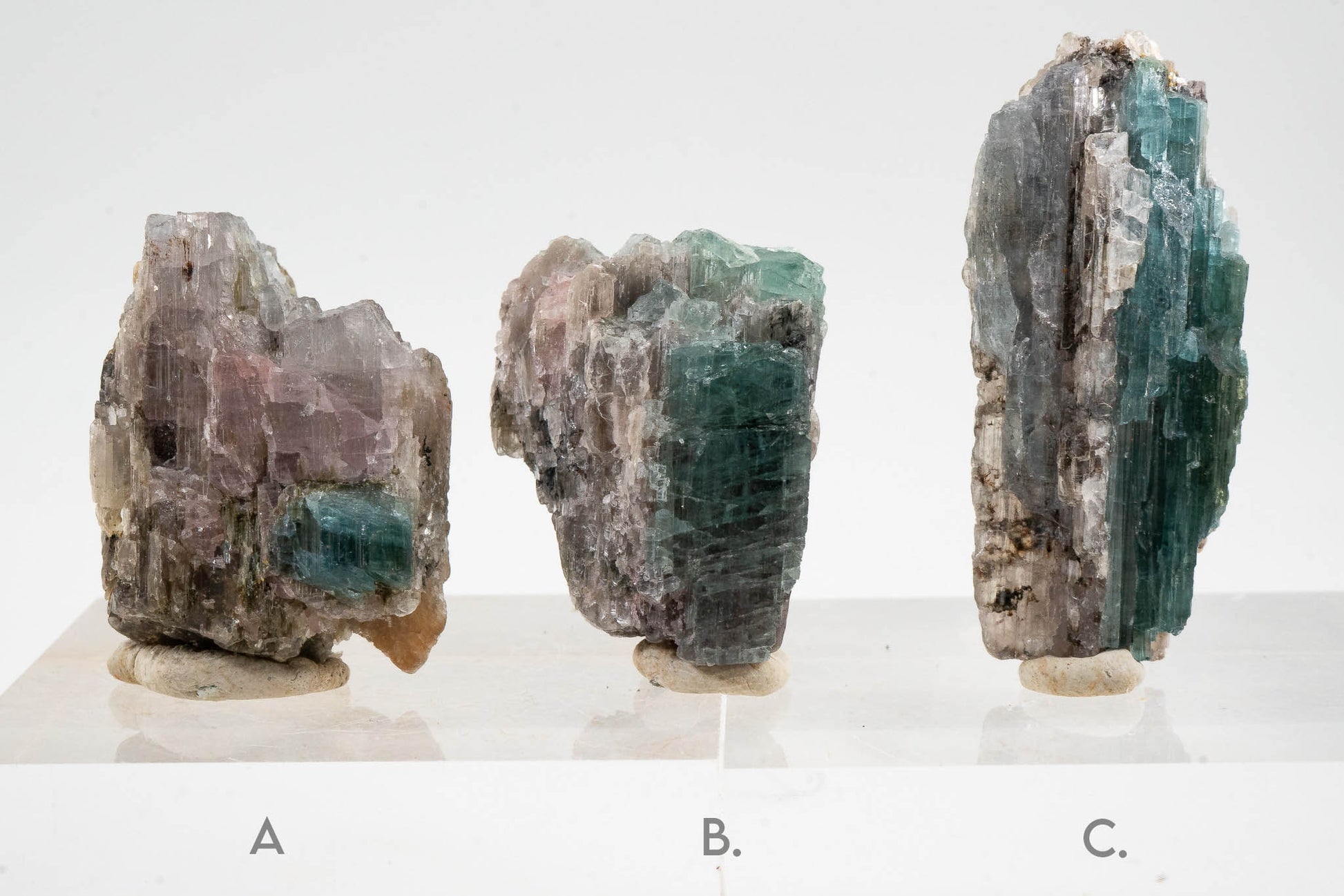 Pink & Blue Tourmaline - São José da Safira, Minas Gerais, Brazil