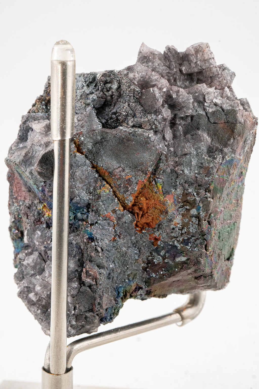 Iridescent Hematite -  Graves Mountain, Lincoln County, Georgia, USA