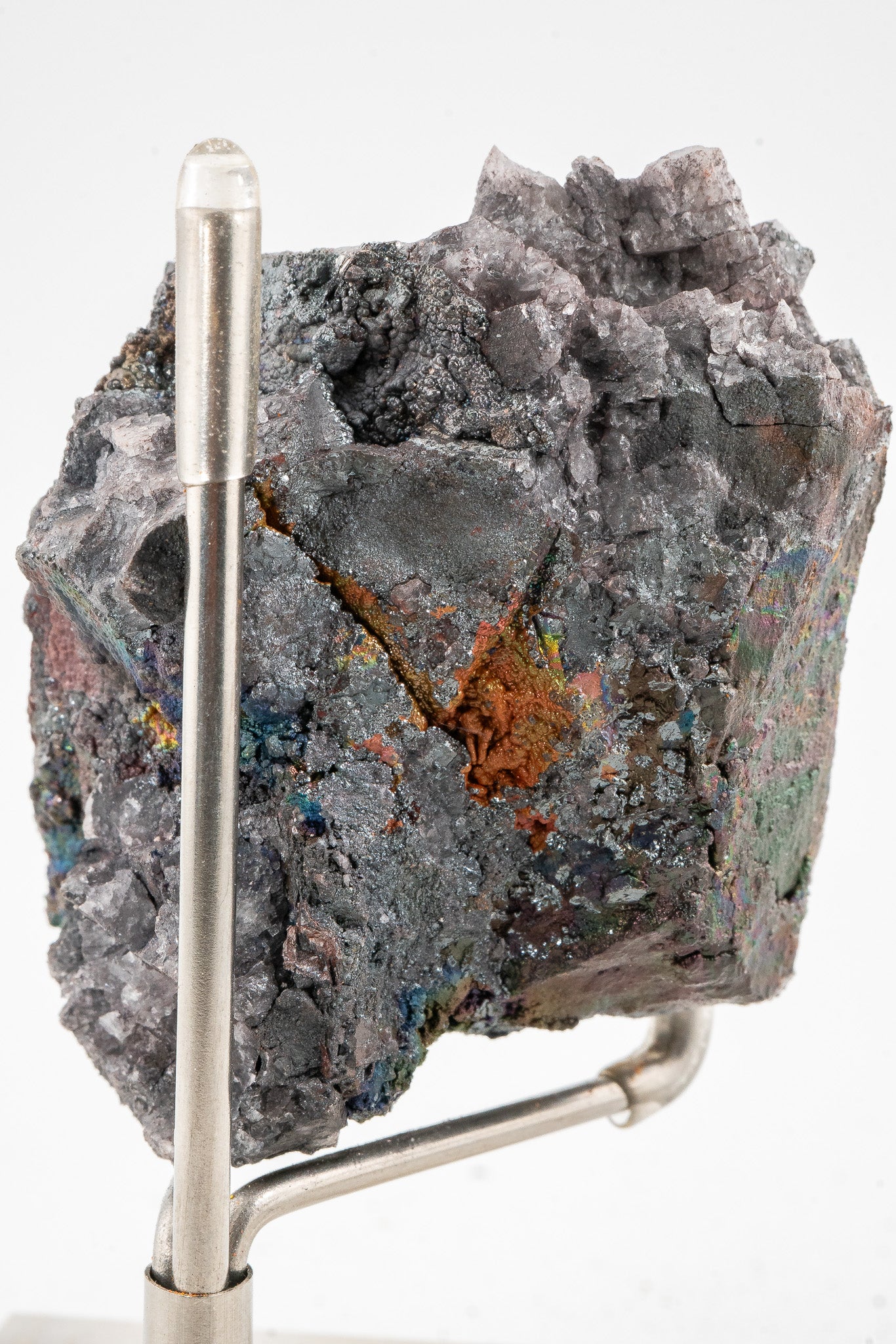Iridescent Hematite -  Graves Mountain, Lincoln County, Georgia, USA
