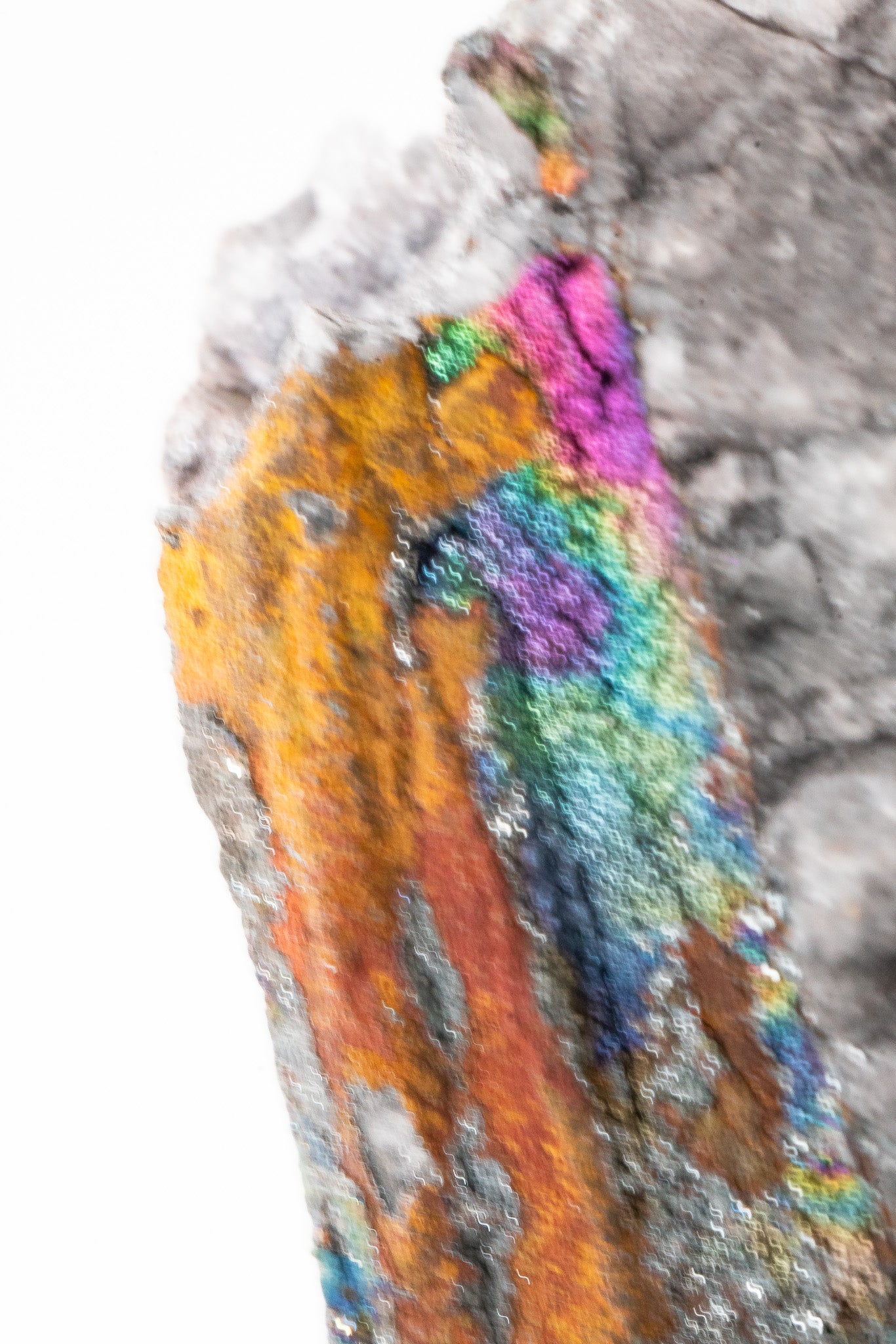 Iridescent Hematite -  Graves Mountain, Lincoln County, Georgia, USA