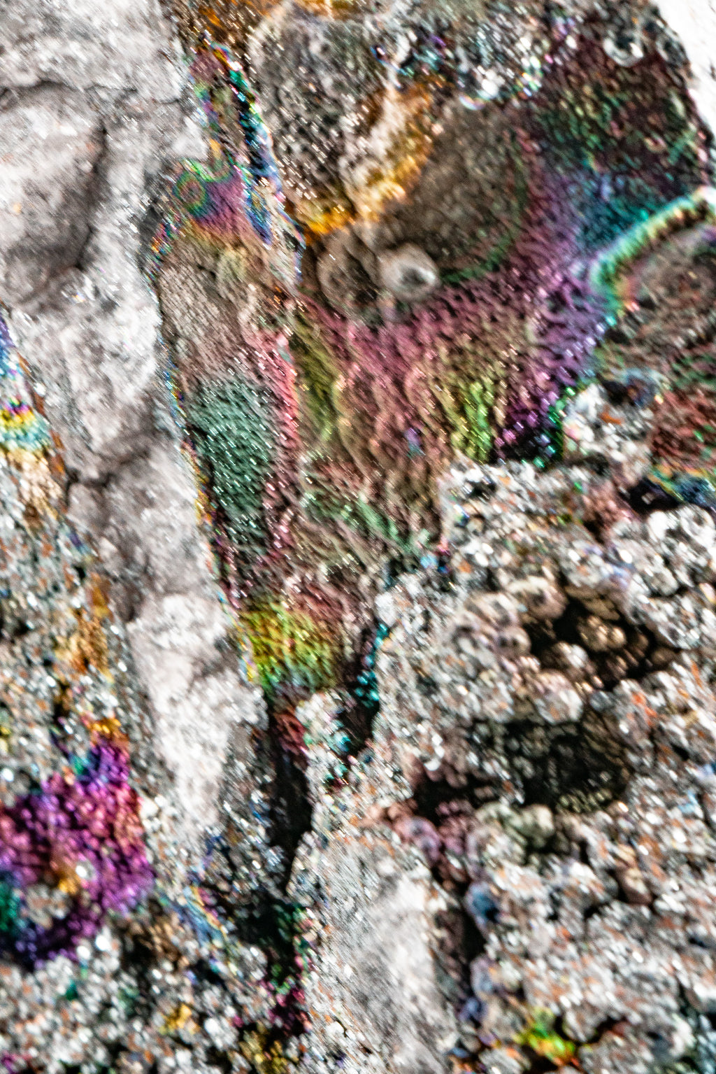 Iridescent Hematite -  Graves Mountain, Lincoln County, Georgia, USA