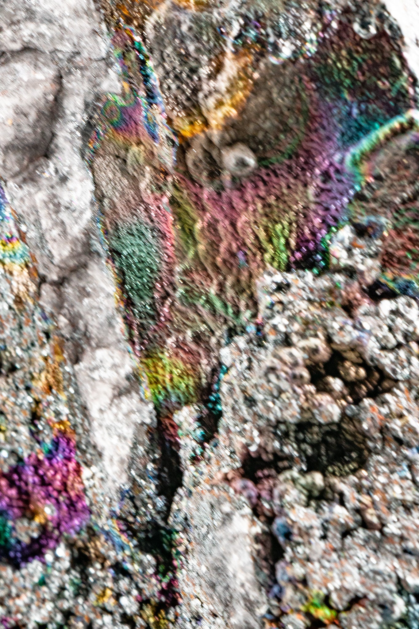 Iridescent Hematite -  Graves Mountain, Lincoln County, Georgia, USA