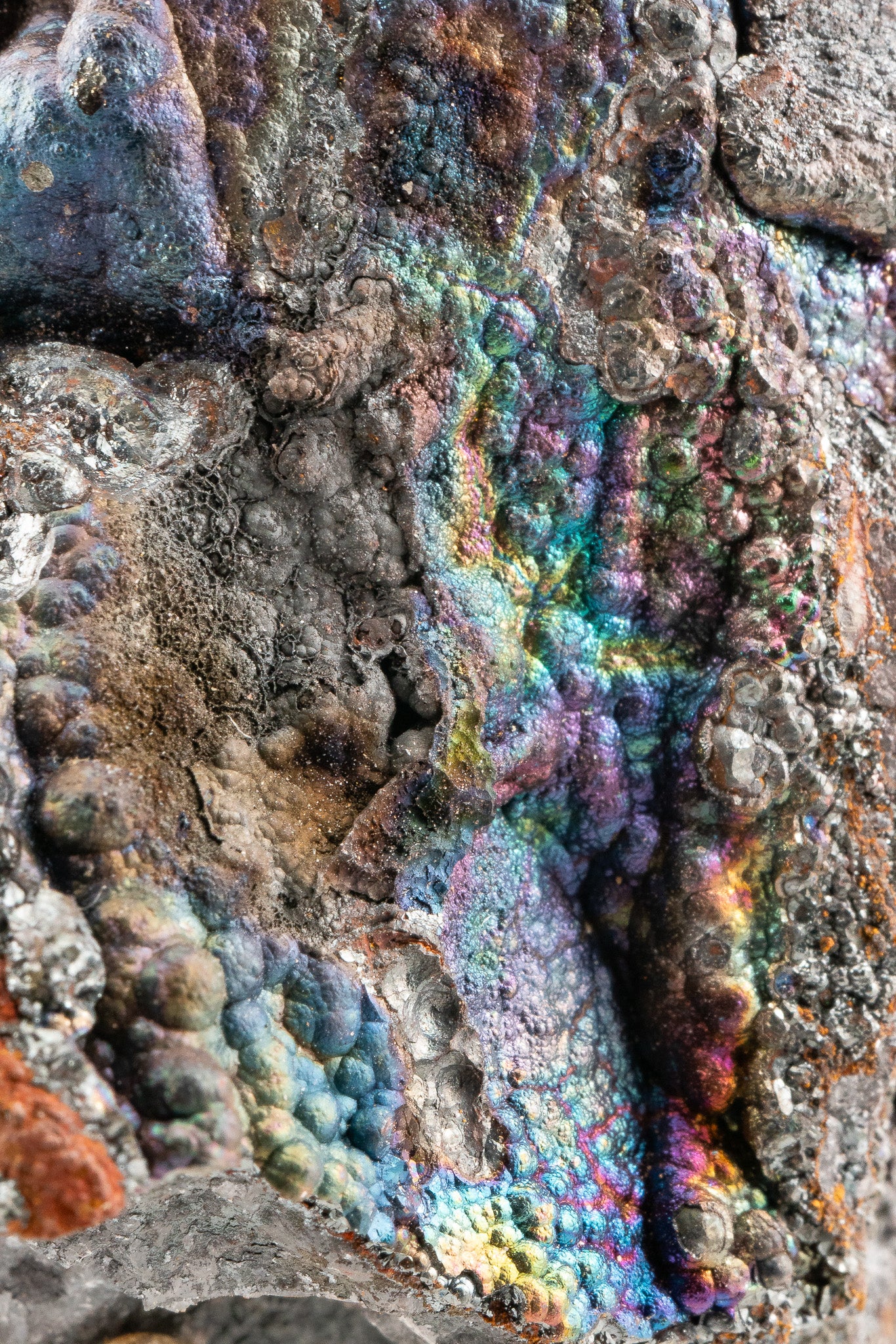 Iridescent Hematite -  Graves Mountain, Lincoln County, Georgia, USA