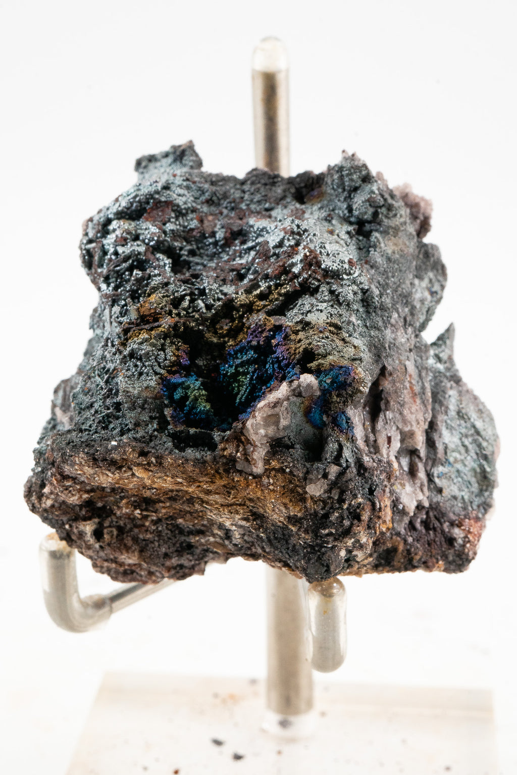 Iridescent Hematite -  Graves Mountain, Lincoln County, Georgia, USA