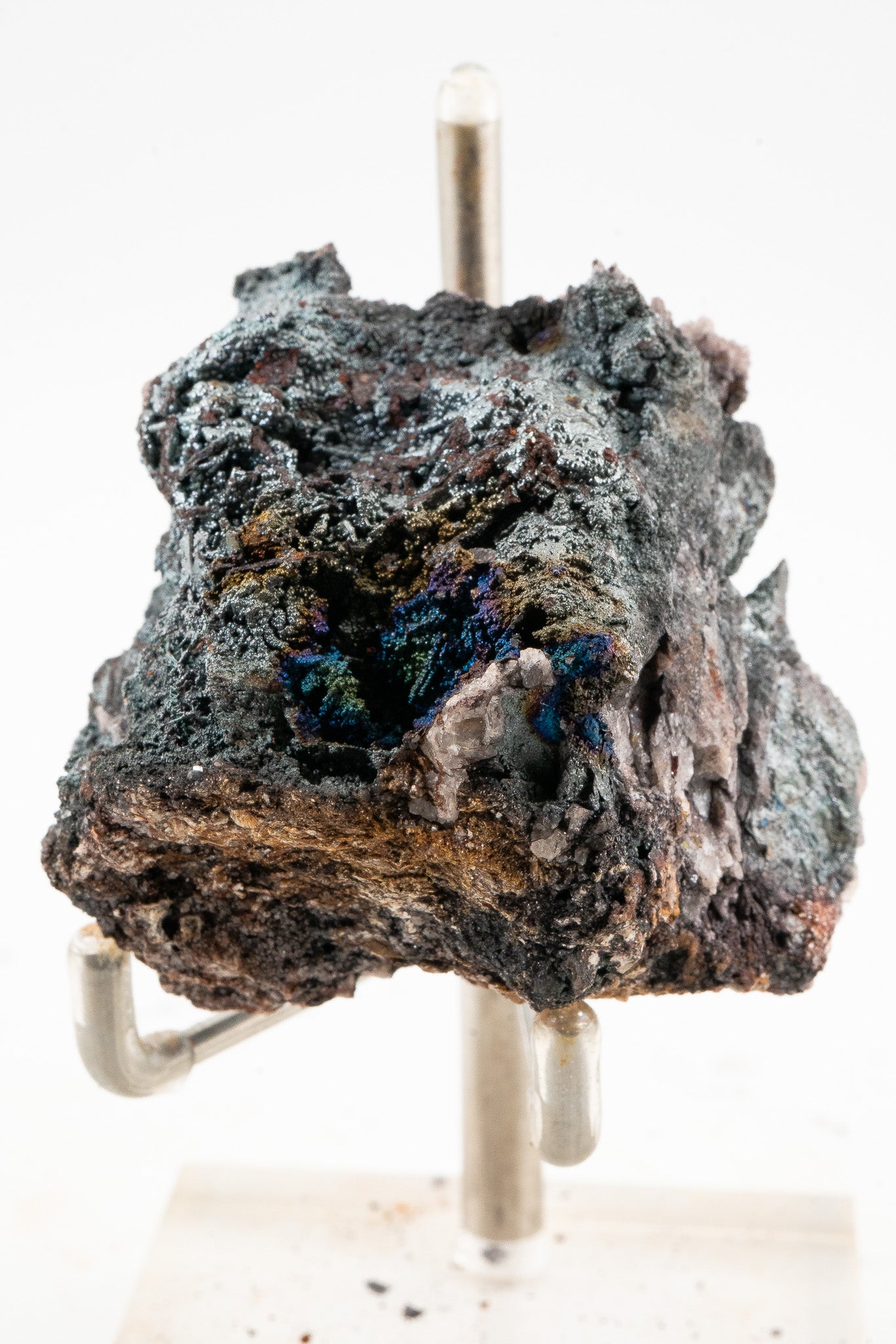 Iridescent Hematite -  Graves Mountain, Lincoln County, Georgia, USA