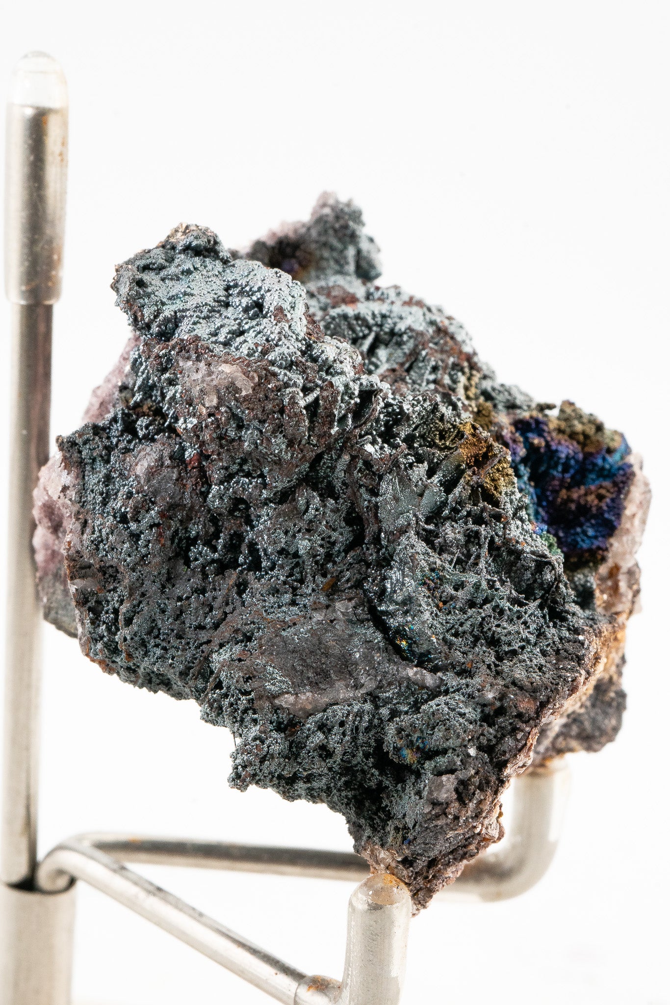 Iridescent Hematite -  Graves Mountain, Lincoln County, Georgia, USA