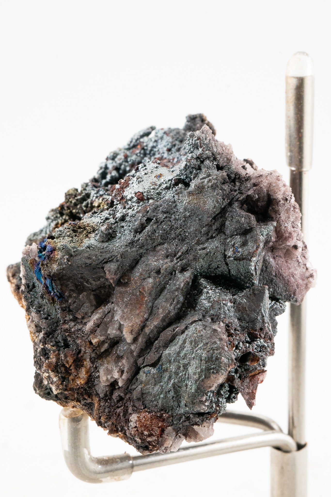 Iridescent Hematite -  Graves Mountain, Lincoln County, Georgia, USA