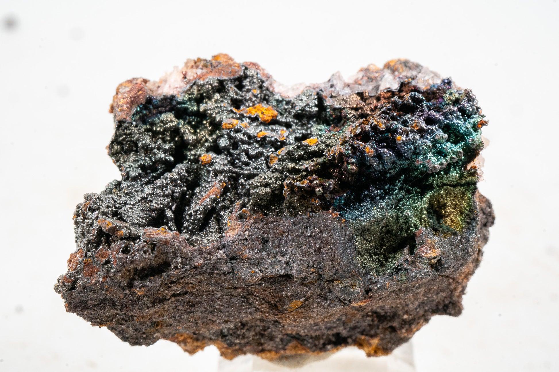 Iridescent Hematite -  Graves Mountain, Lincoln County, Georgia, USA
