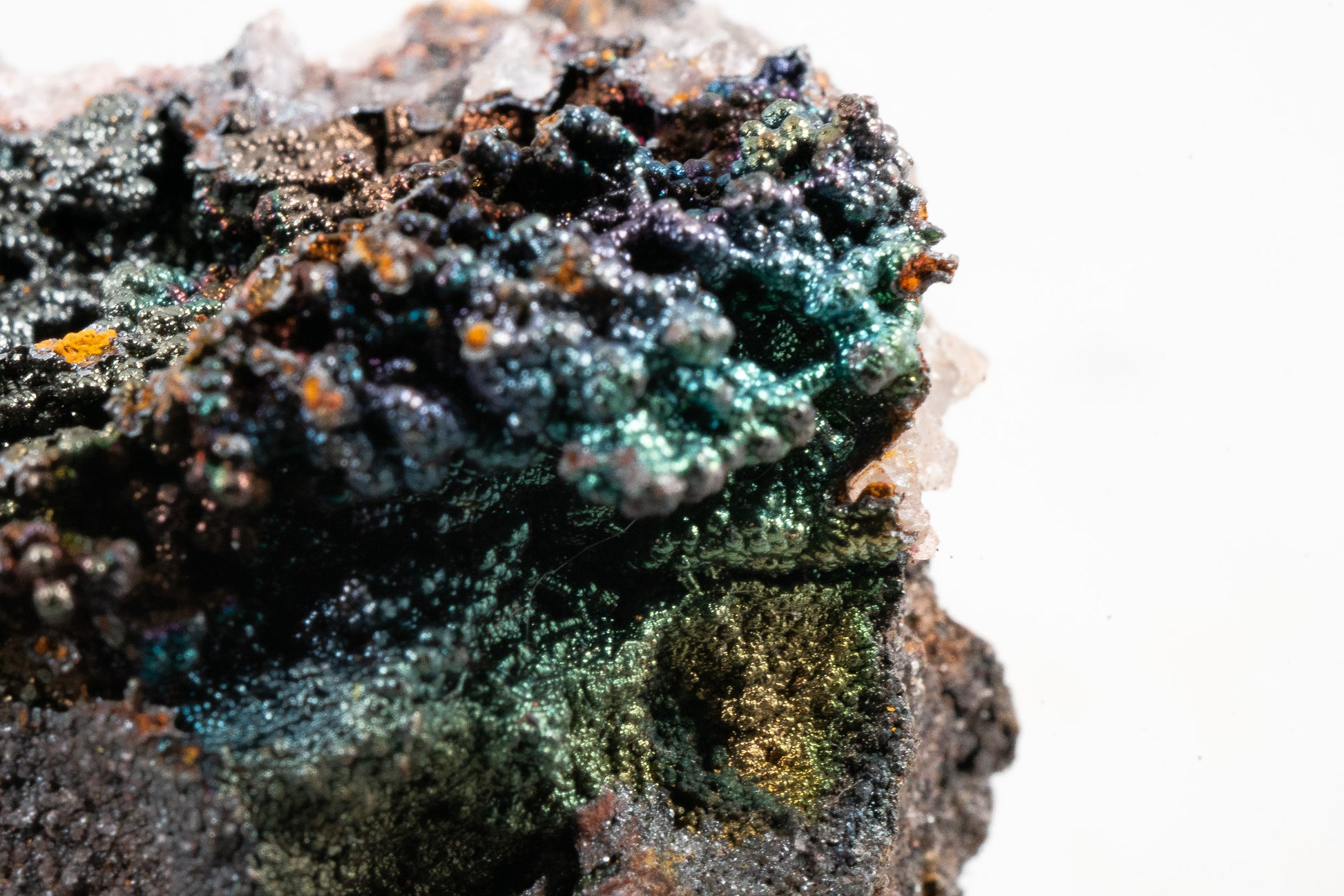 Iridescent Hematite -  Graves Mountain, Lincoln County, Georgia, USA