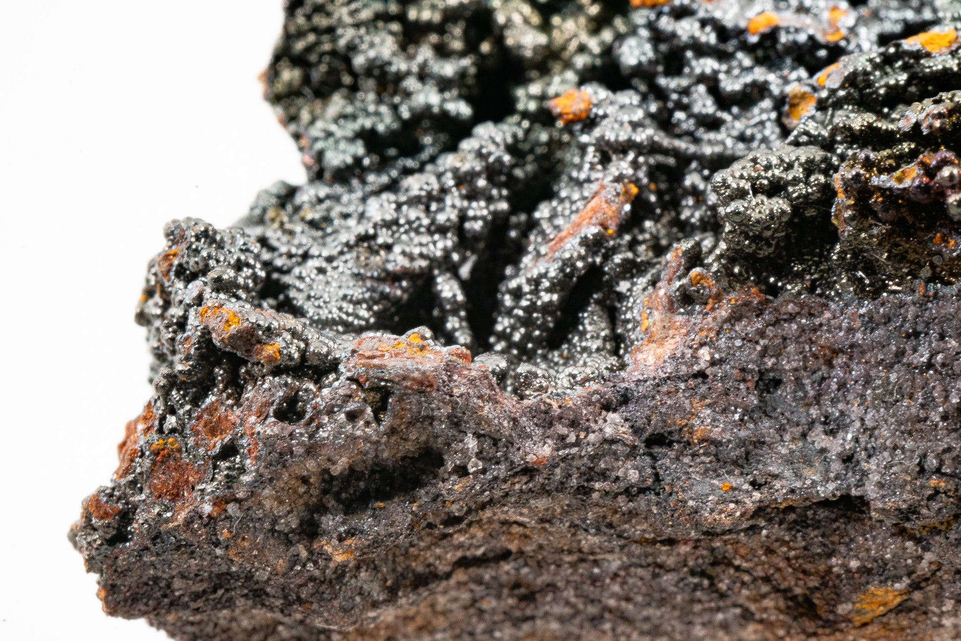 Iridescent Hematite -  Graves Mountain, Lincoln County, Georgia, USA