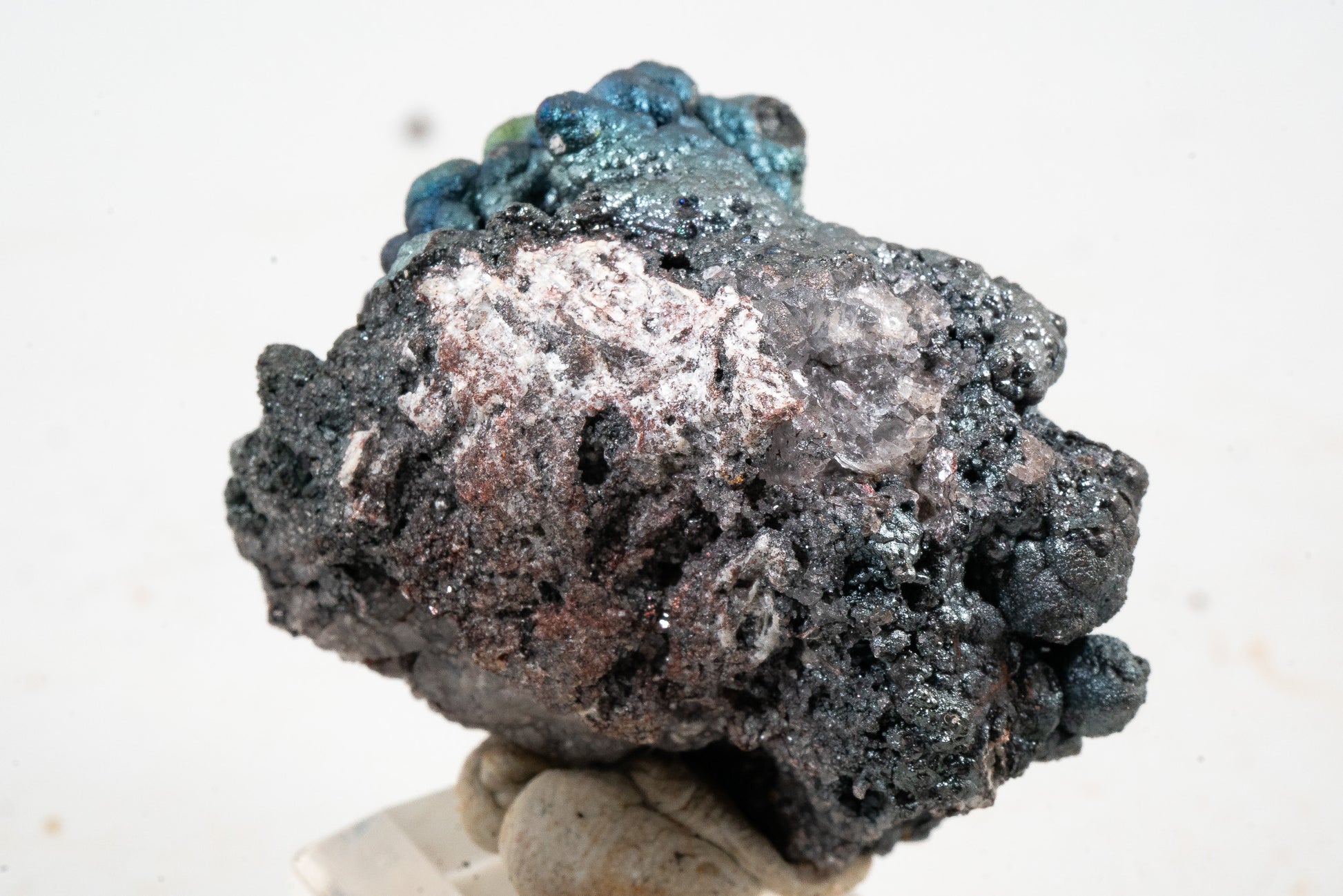 Iridescent Hematite -  Graves Mountain, Lincoln County, Georgia, USA