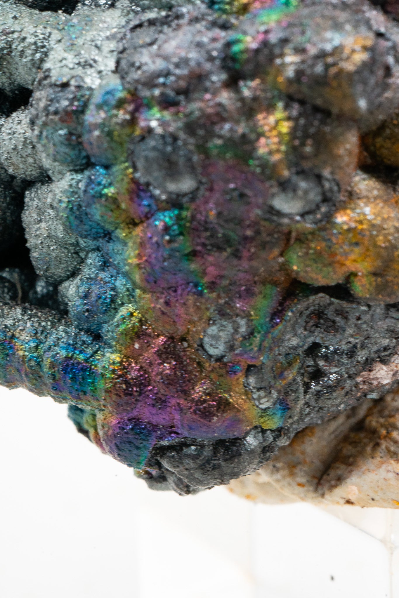 Iridescent Hematite -  Graves Mountain, Lincoln County, Georgia, USA