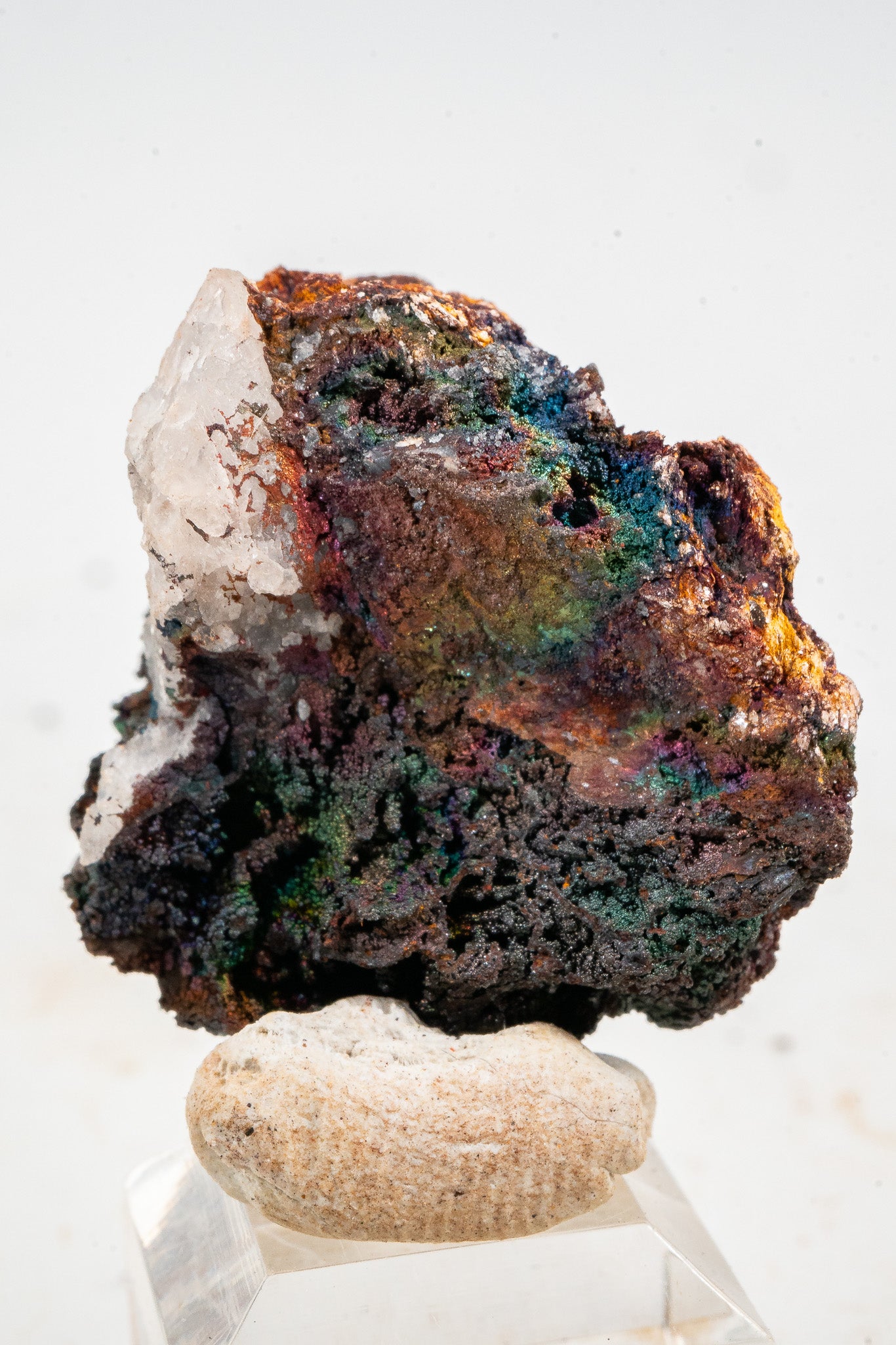 Iridescent Hematite -  Graves Mountain, Lincoln County, Georgia, USA