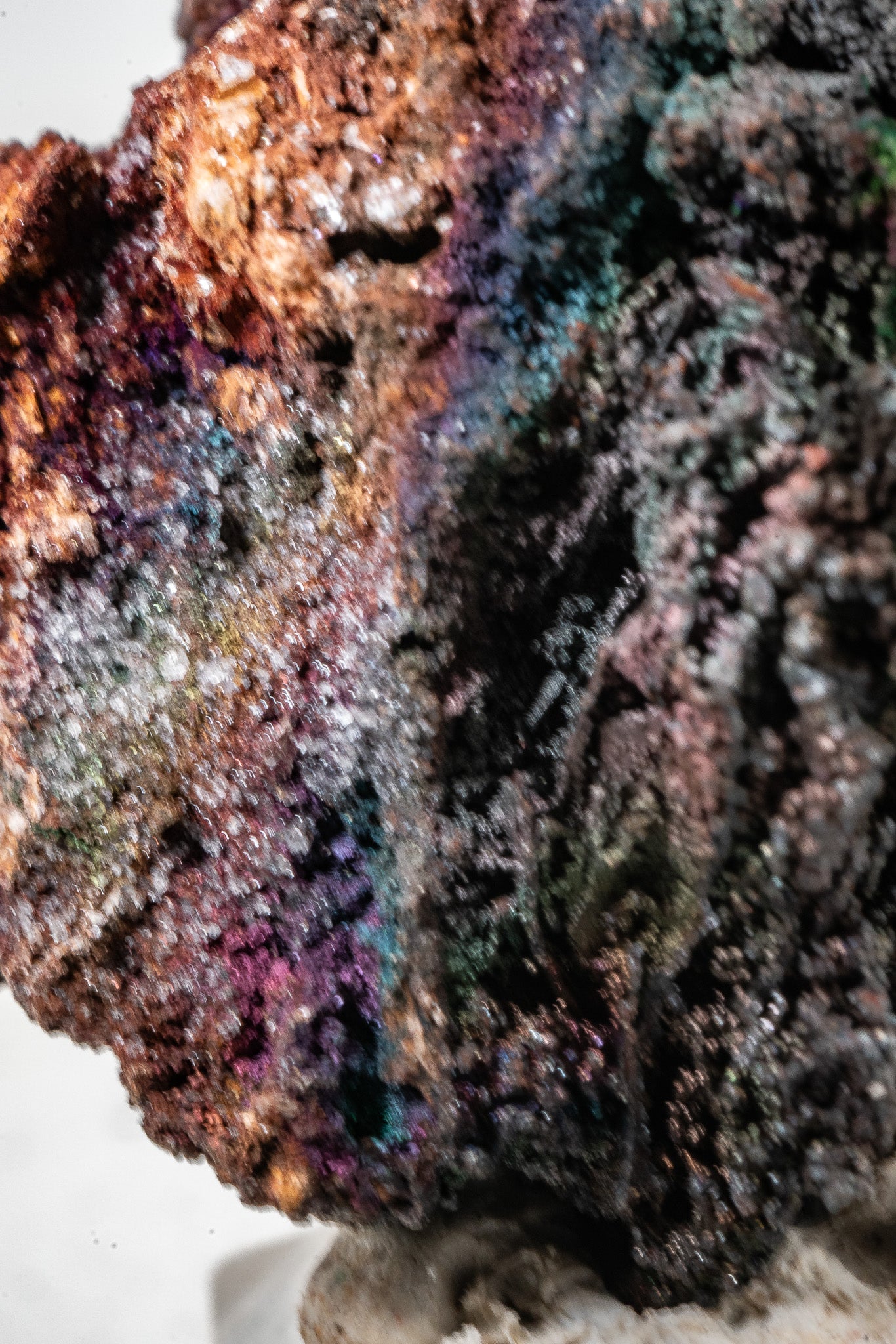 Iridescent Hematite -  Graves Mountain, Lincoln County, Georgia, USA