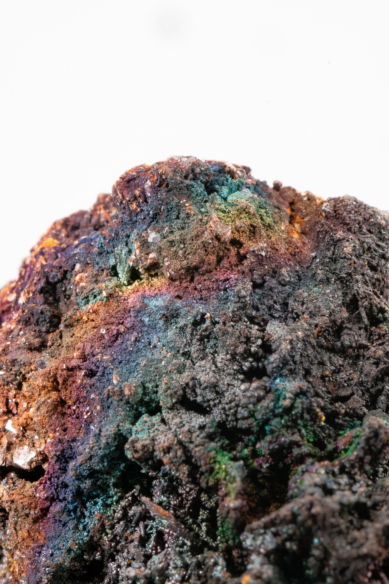 Iridescent Hematite -  Graves Mountain, Lincoln County, Georgia, USA