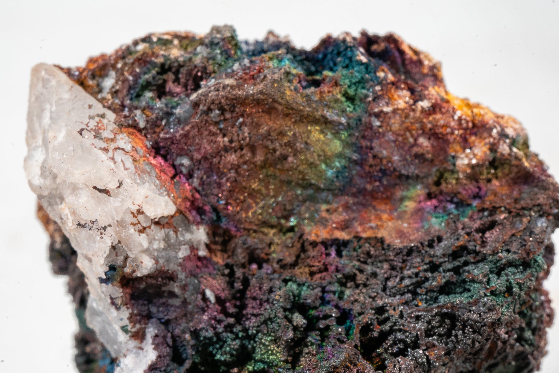 Iridescent Hematite -  Graves Mountain, Lincoln County, Georgia, USA