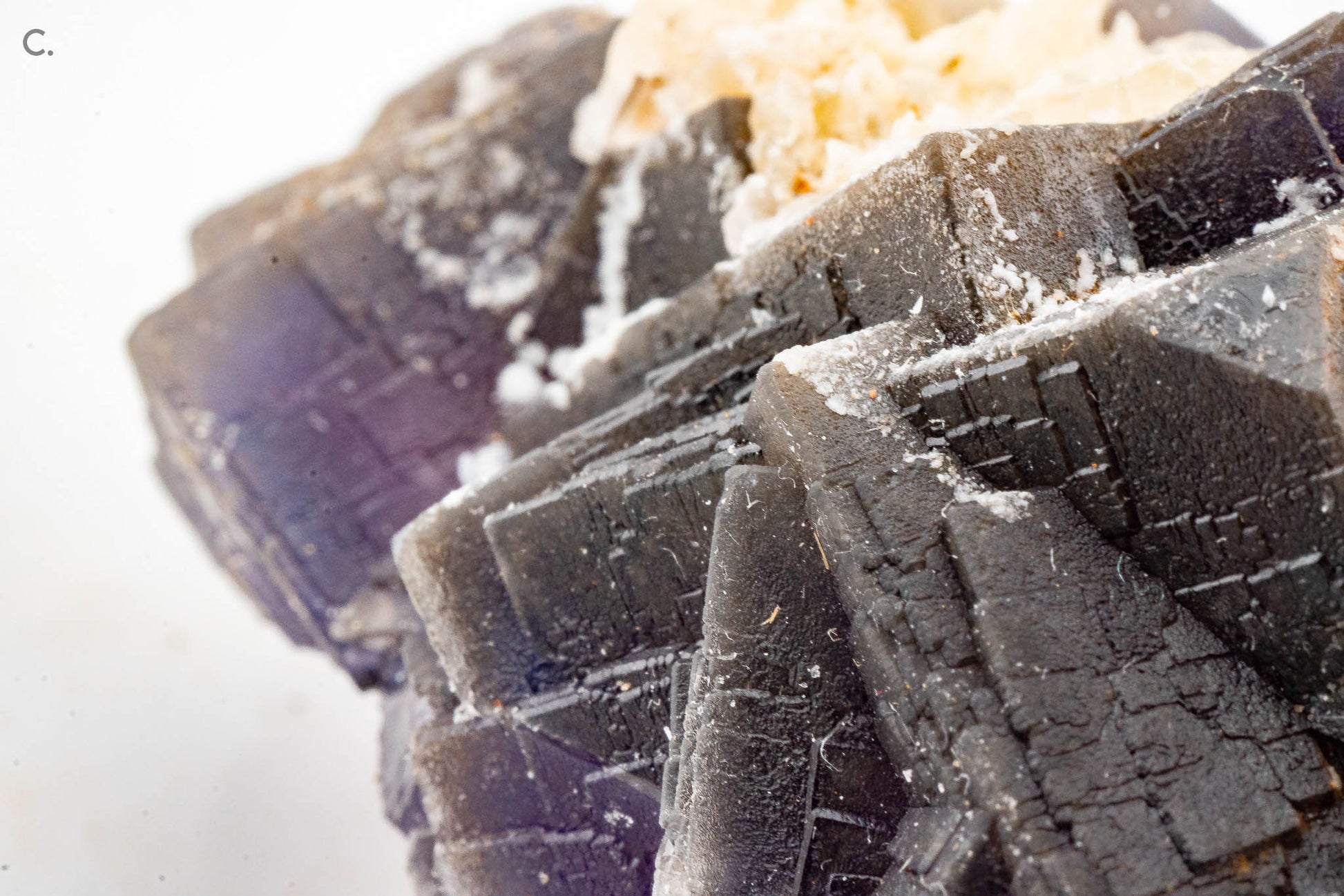 Fluorite, Calcite -  Balochistan, Pakistan - UV Reactive