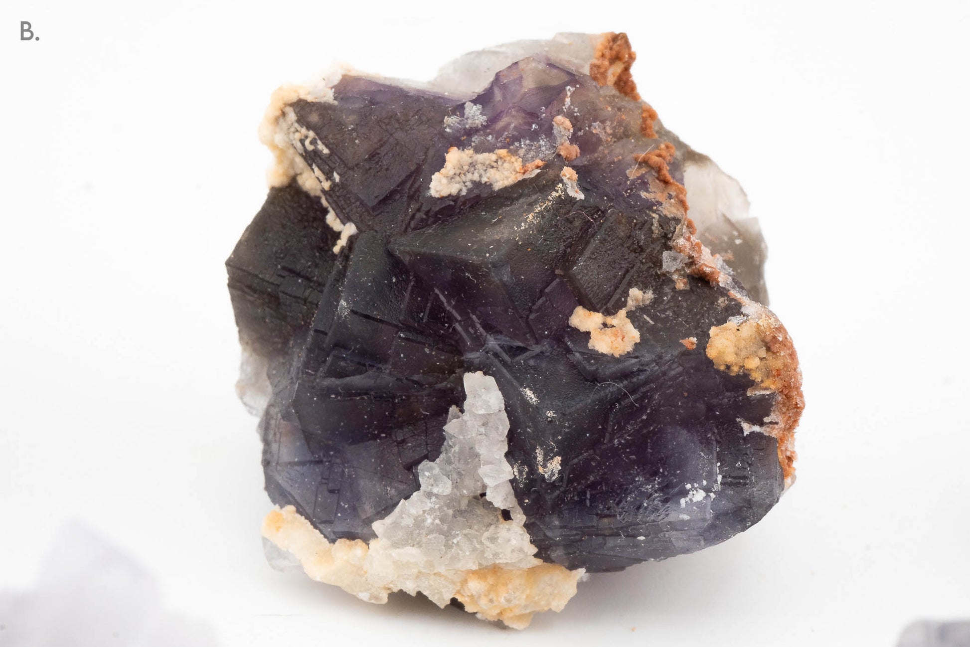 Fluorite, Calcite -  Balochistan, Pakistan - UV Reactive