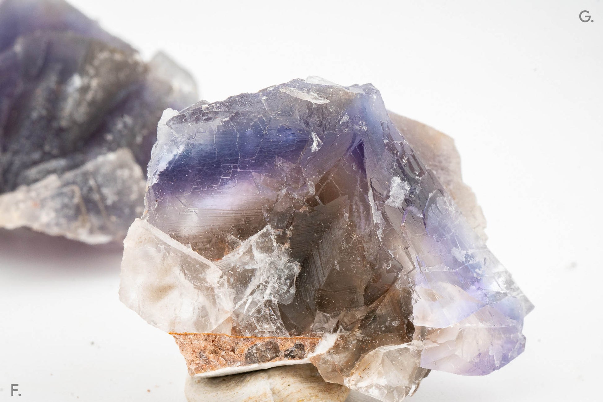 Fluorite, Calcite -  Balochistan, Pakistan - UV Reactive