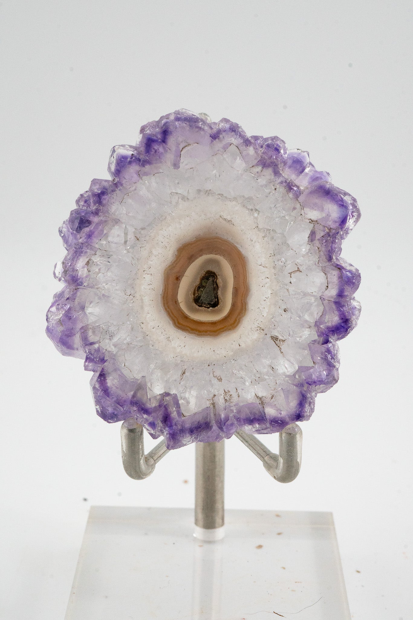 Extra Large Amethyst Stalactite Slice - Uruguay
