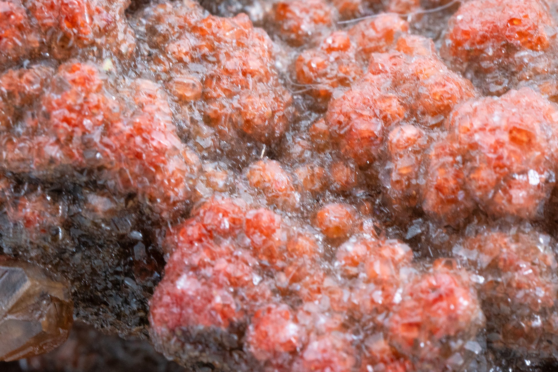 XXL - Hematite & Cinnabar included Calcite - Santa Eulalia Mining District, Chihuahua, Mexico