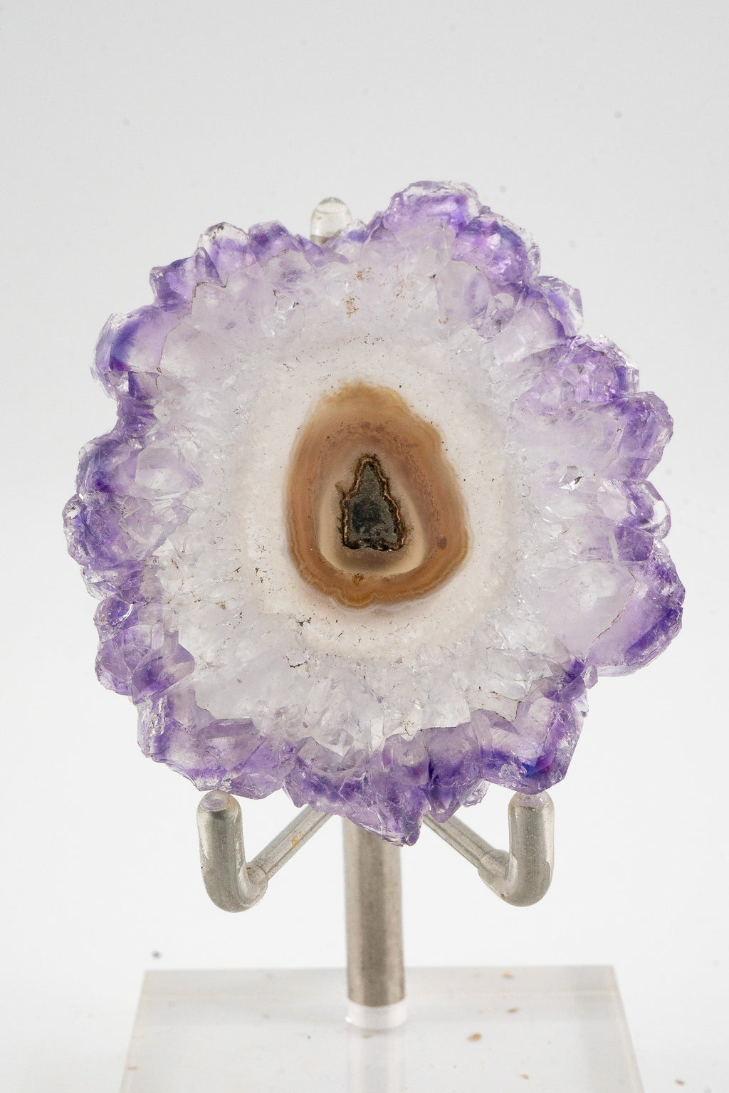 Extra Large Amethyst Stalactite Slice - Uruguay