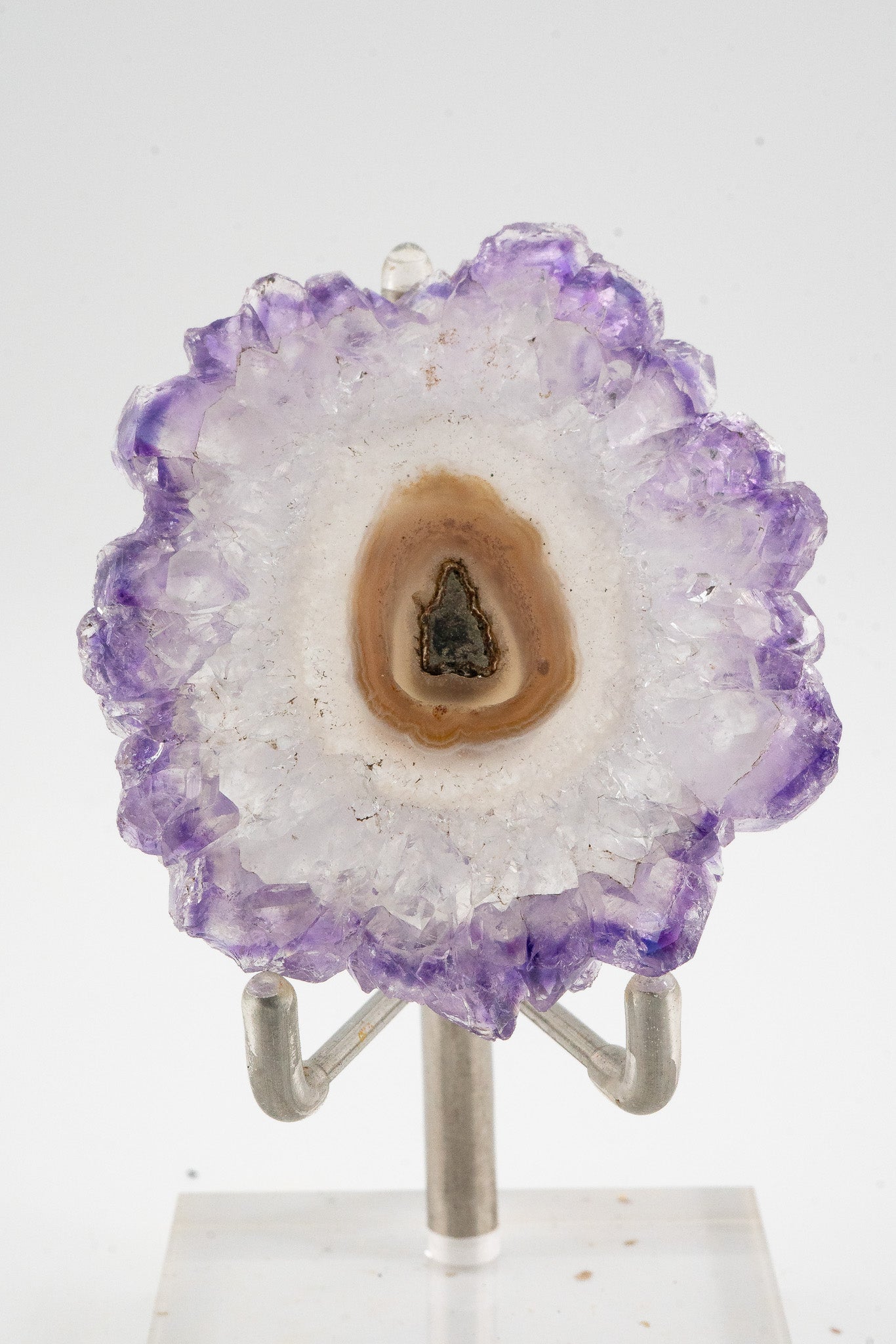 Extra Large Amethyst Stalactite Slice - Uruguay