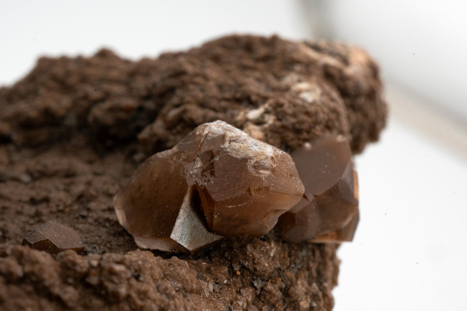 XXL - Hematite & Cinnabar included Calcite - Santa Eulalia Mining District, Chihuahua, Mexico