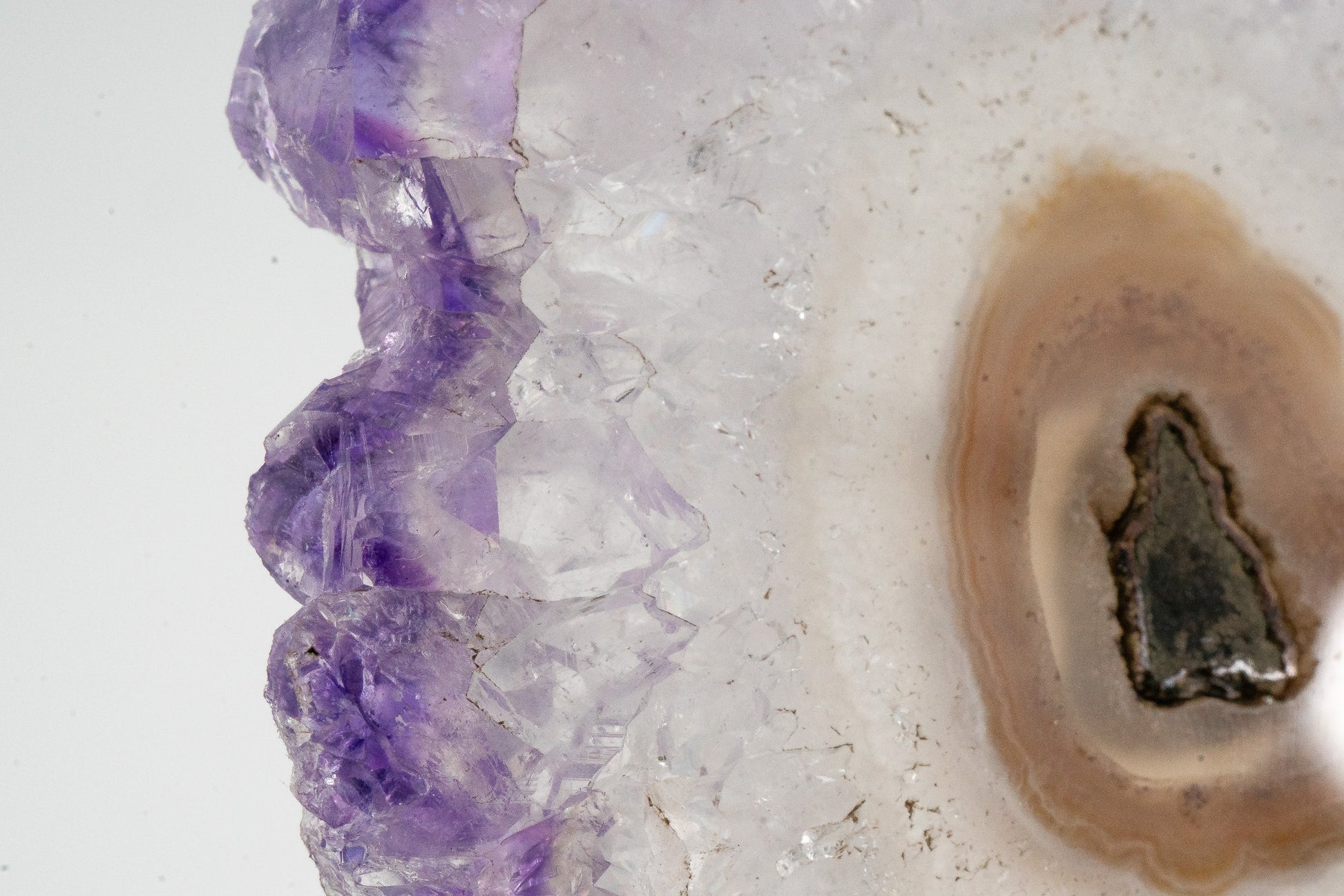 Extra Large Amethyst Stalactite Slice - Uruguay