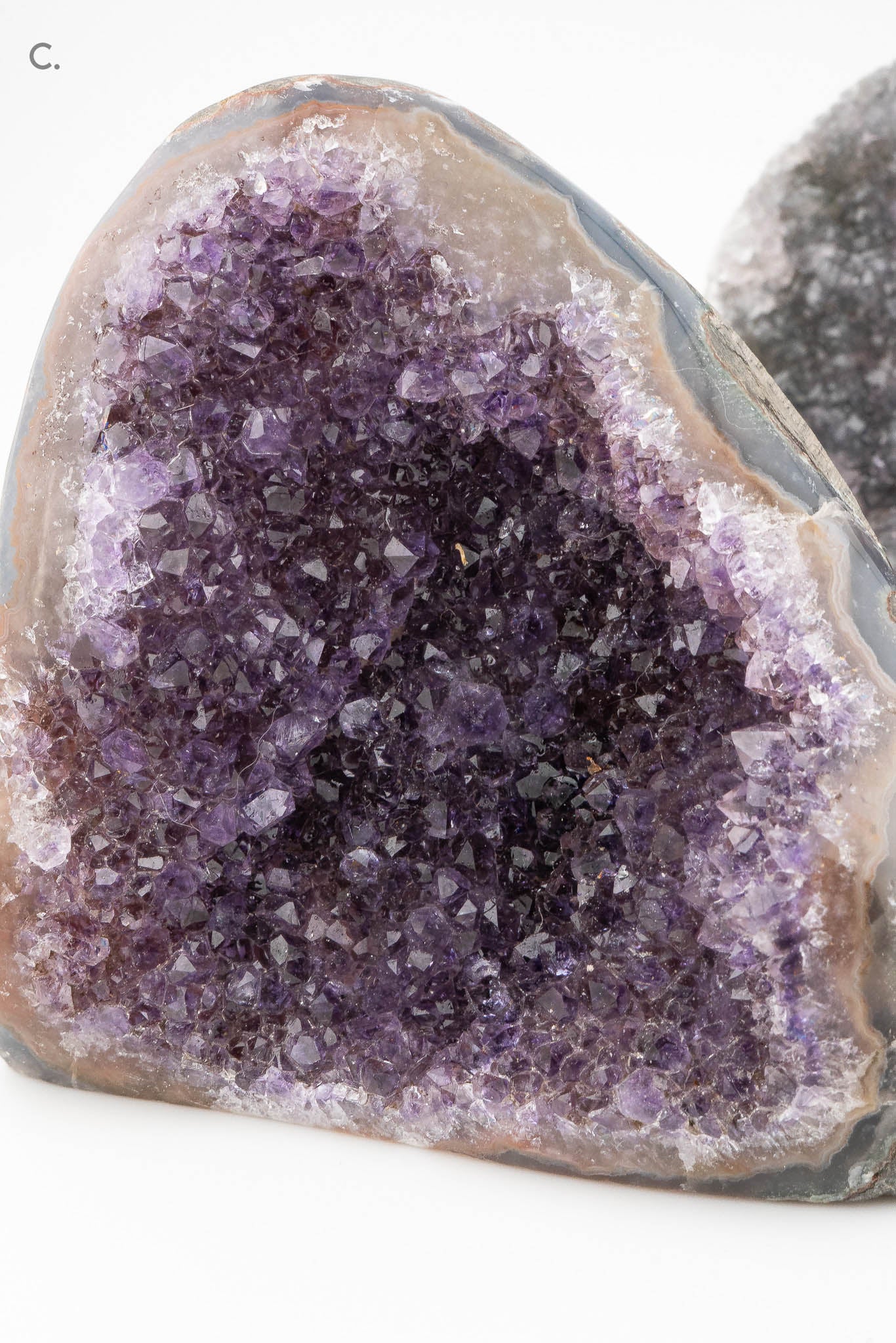 Cutbase Amethyst Druze