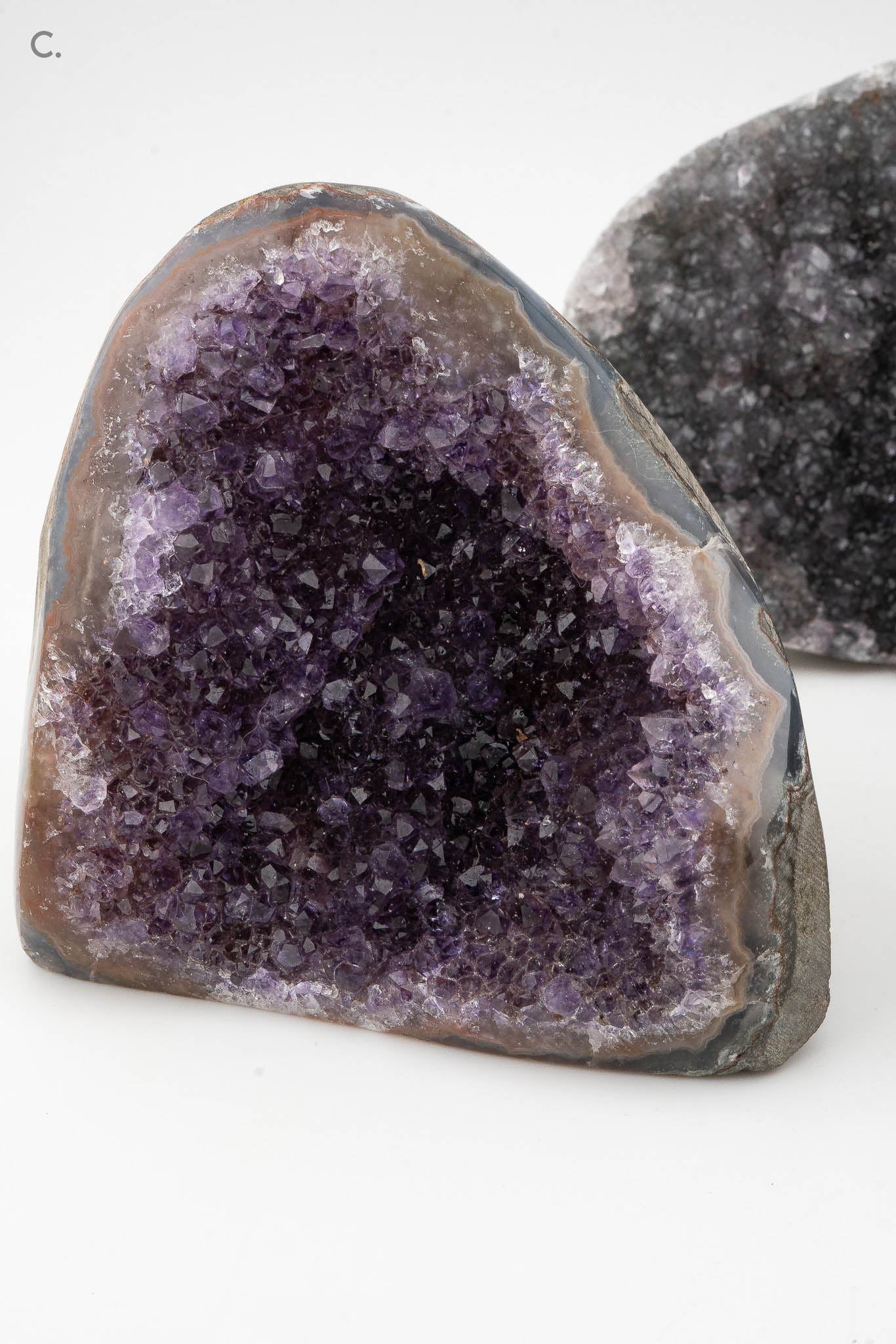 Cutbase Amethyst Druze