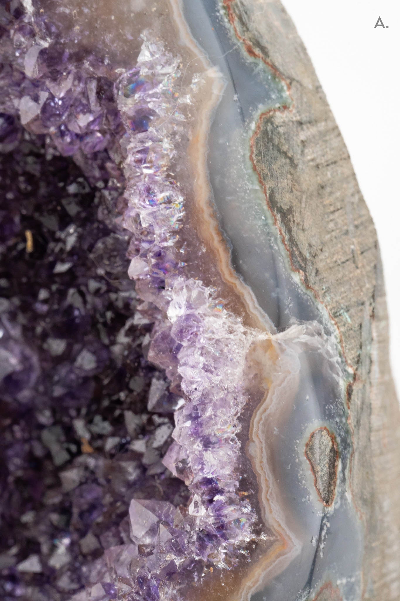 Cutbase Amethyst Druze