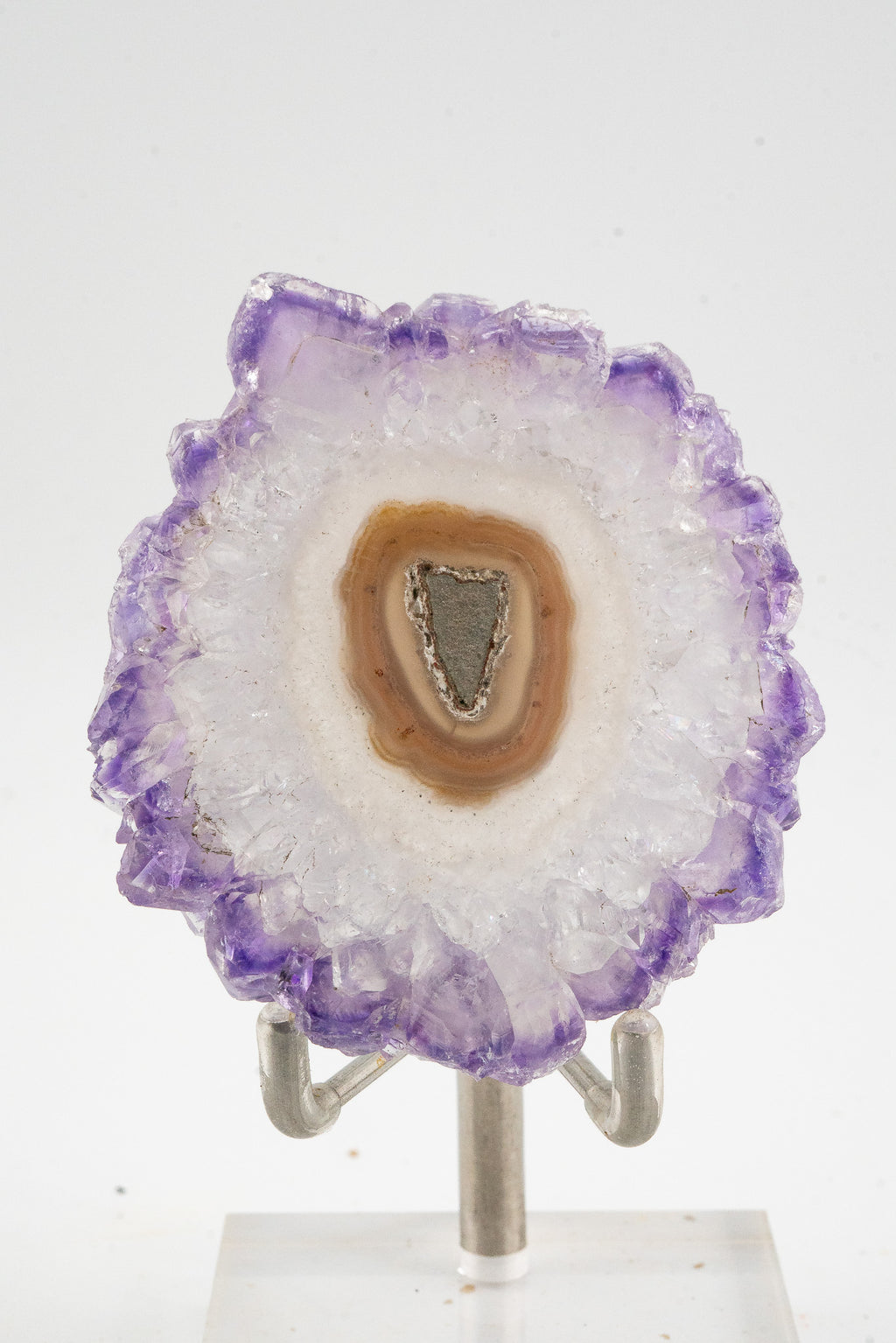 Extra Large Amethyst Stalactite Slice - Uruguay