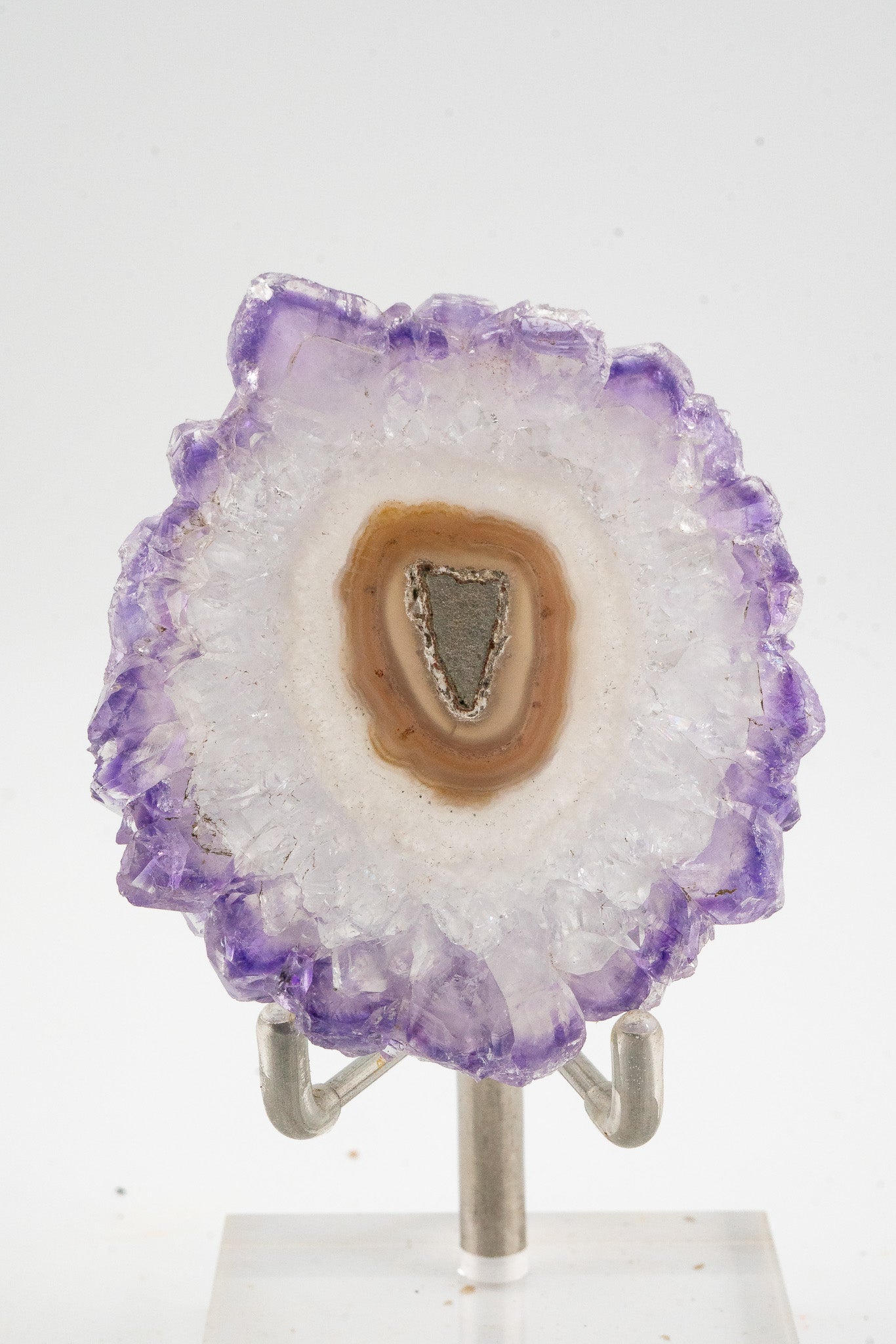 Extra Large Amethyst Stalactite Slice - Uruguay
