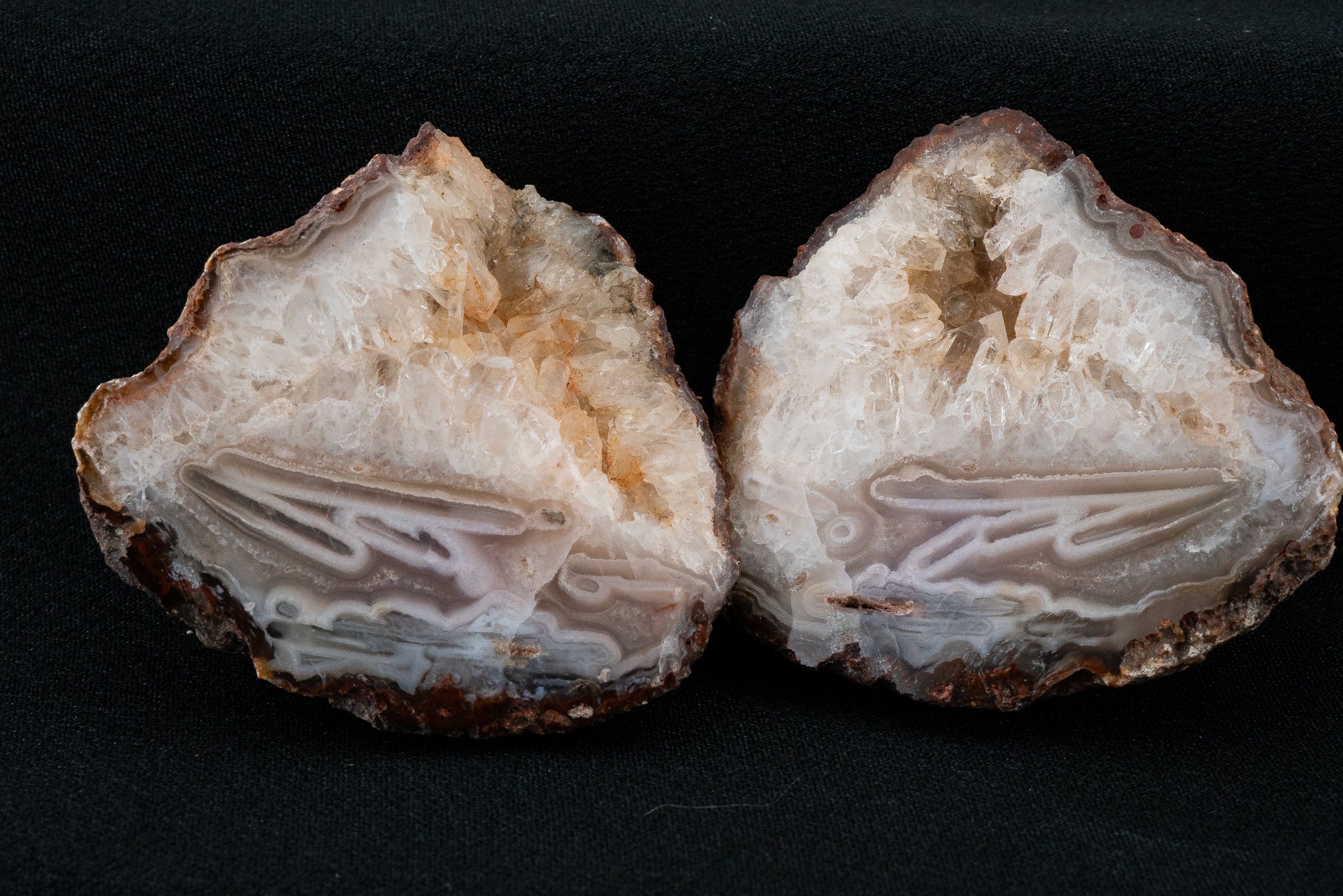 Picacho Agate Pair - Coyame del Sotol, Chihuahua, Mexico