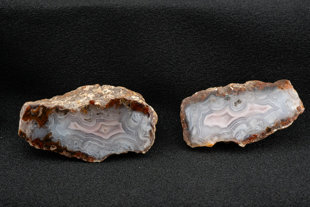 Picacho Agate Pair - Coyame del Sotol, Chihuahua, Mexico