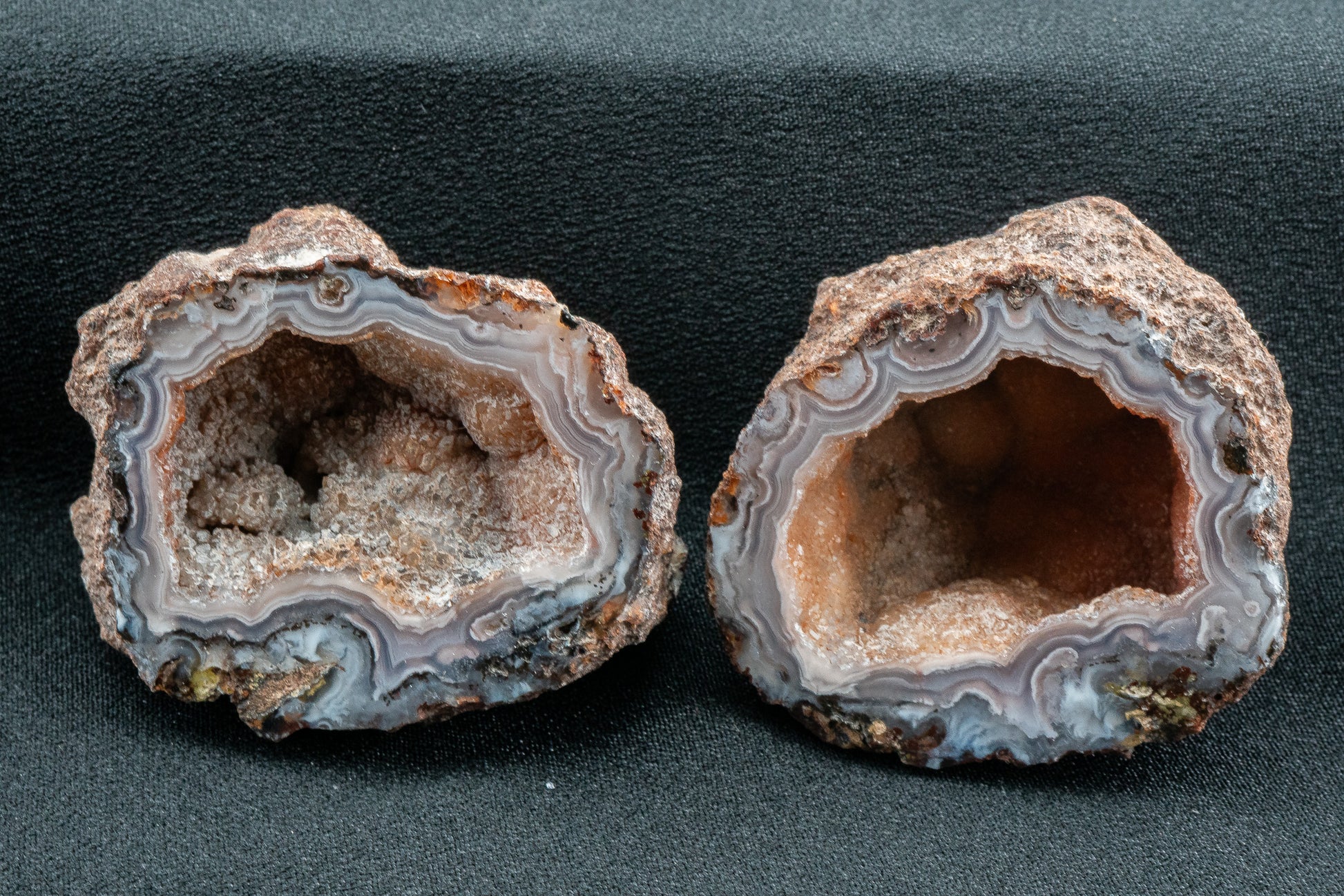 Picacho Agate Pair - Coyame del Sotol, Chihuahua, Mexico