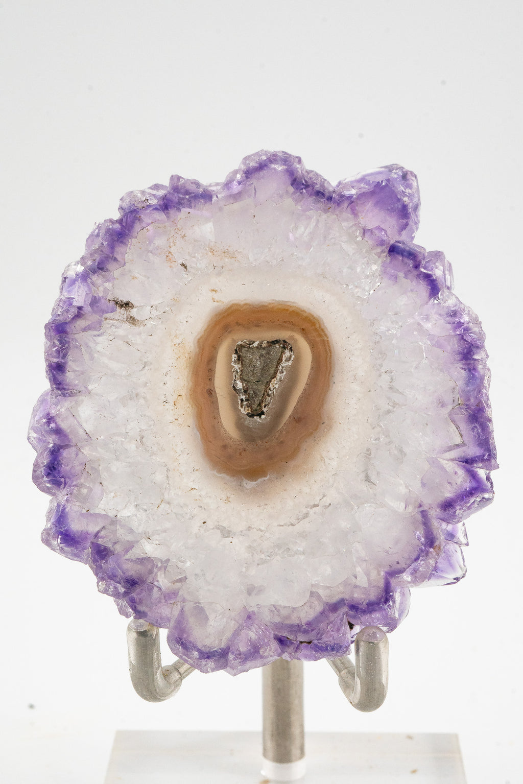 Extra Large Amethyst Stalactite Slice - Uruguay