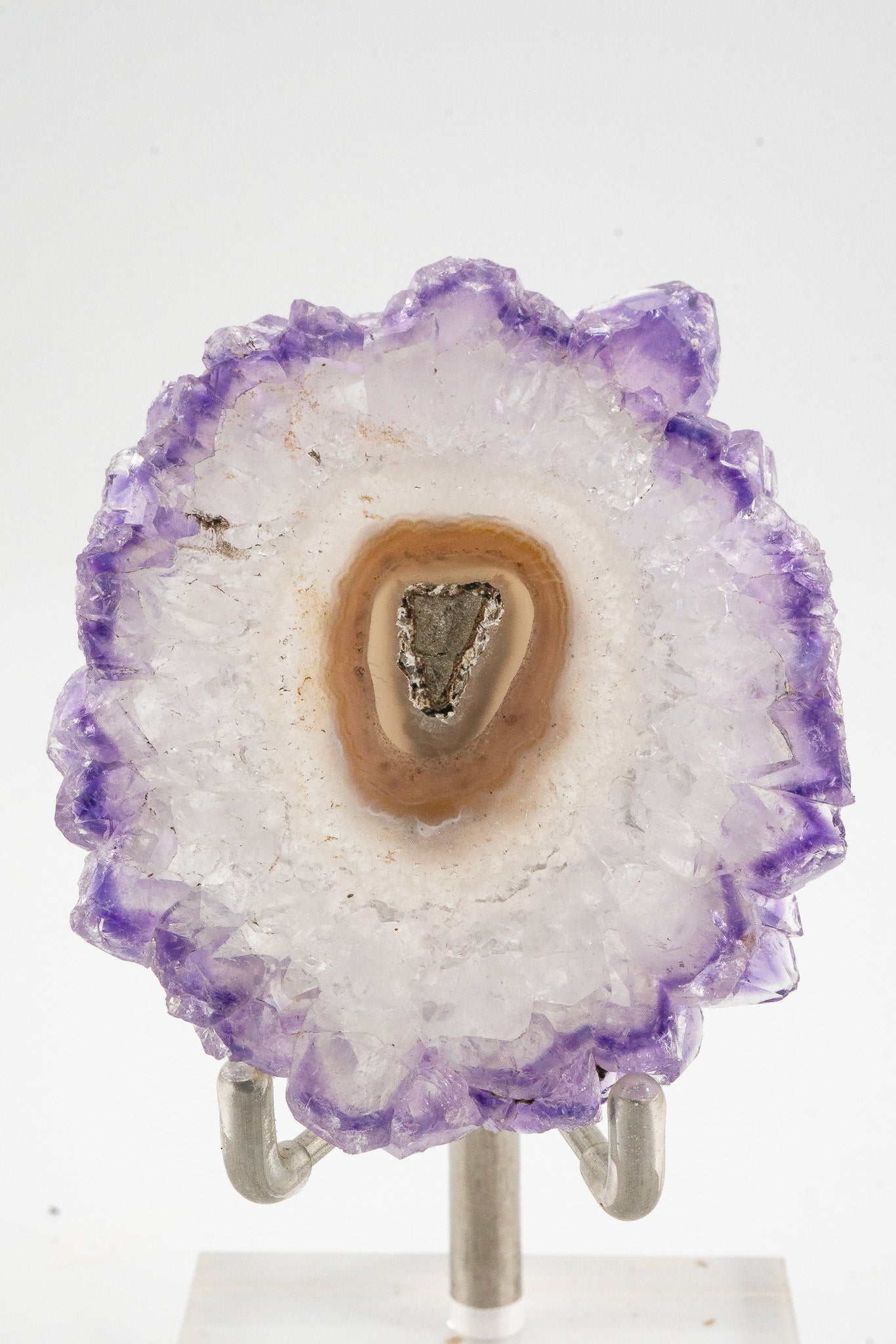 Extra Large Amethyst Stalactite Slice - Uruguay