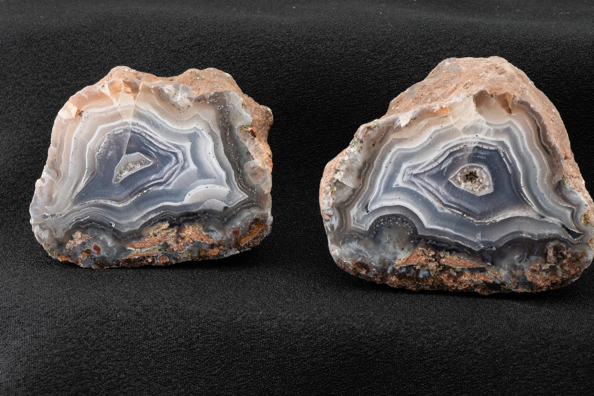 Picacho Agate Pair - Coyame del Sotol, Chihuahua, Mexico