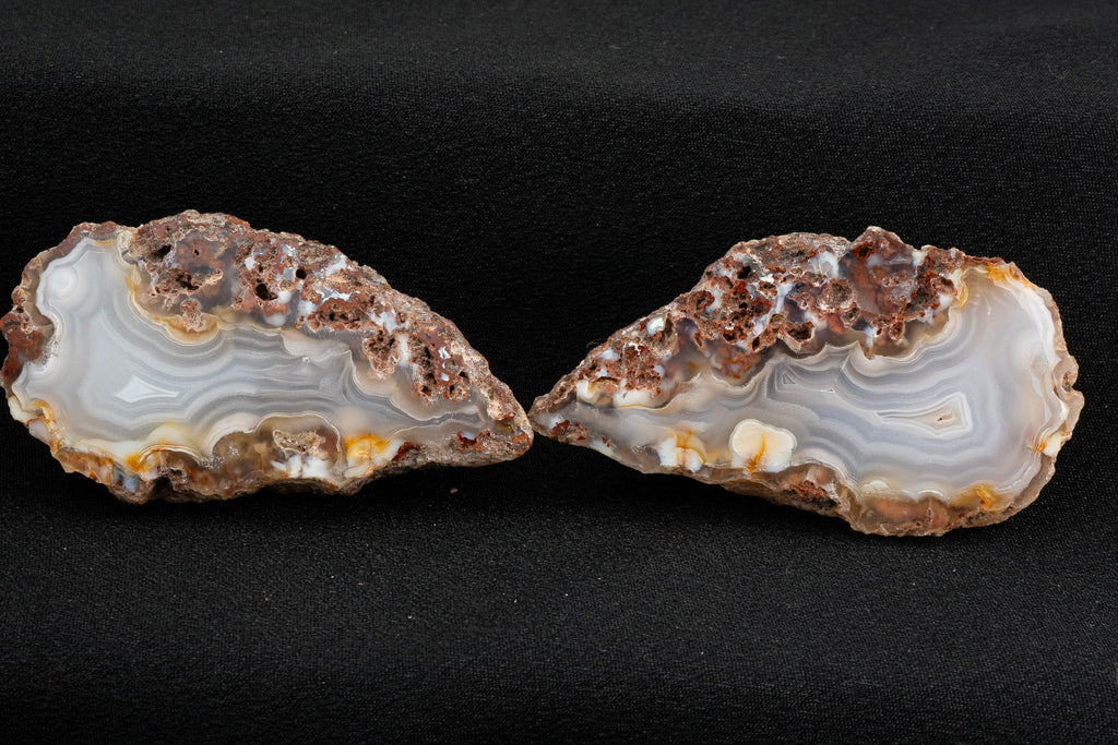 Picacho Agate Pair - Coyame del Sotol, Chihuahua, Mexico