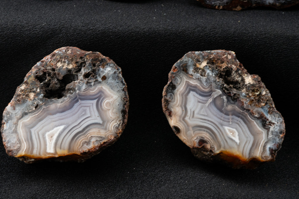 Picacho Agate Pair - Coyame del Sotol, Chihuahua, Mexico
