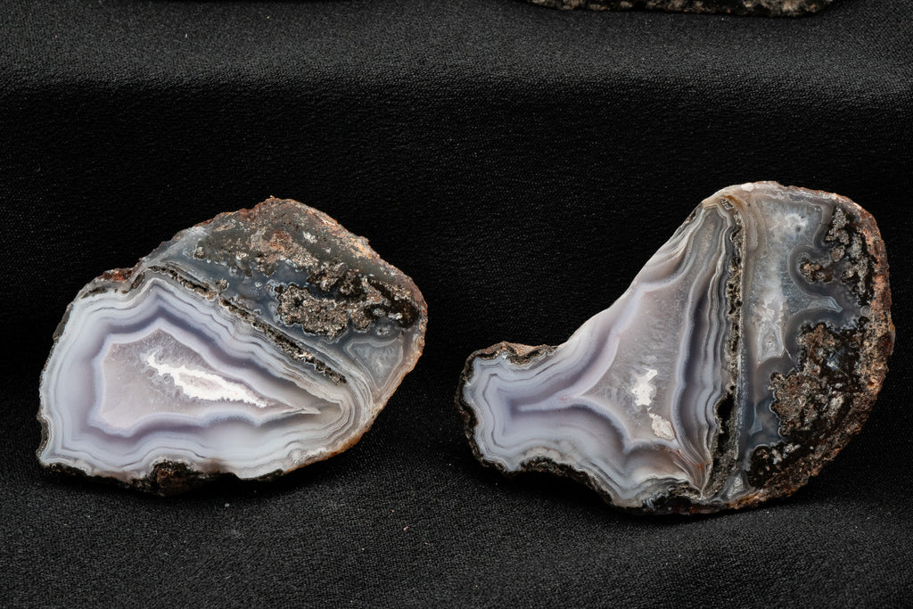 Picacho Agate Pair - Coyame del Sotol, Chihuahua, Mexico