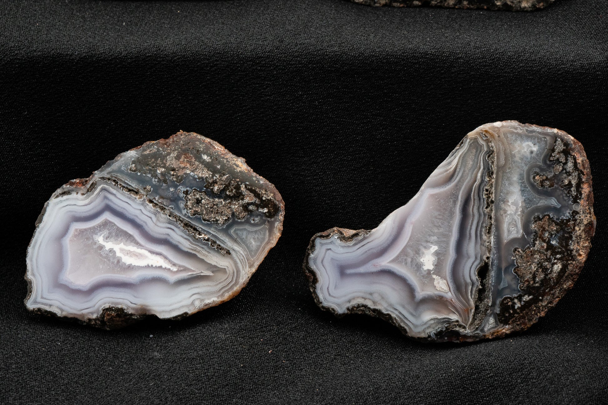 Picacho Agate Pair - Coyame del Sotol, Chihuahua, Mexico