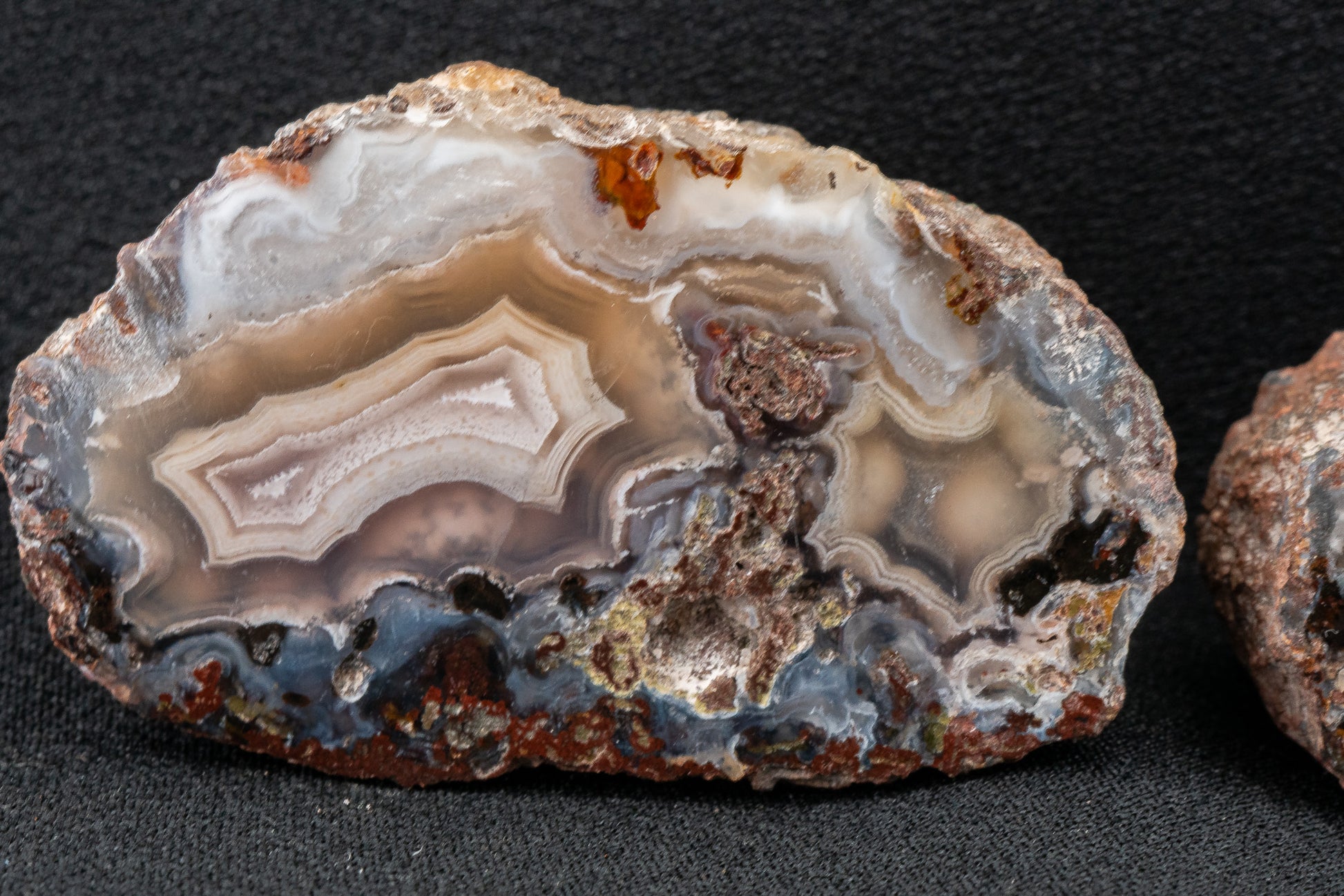 Picacho Agate Pair - Coyame del Sotol, Chihuahua, Mexico