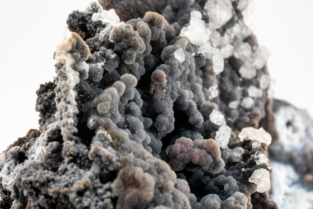 Quartz var. Chalcedony over Goethite - Zimapan, Hidalgo, Mexico