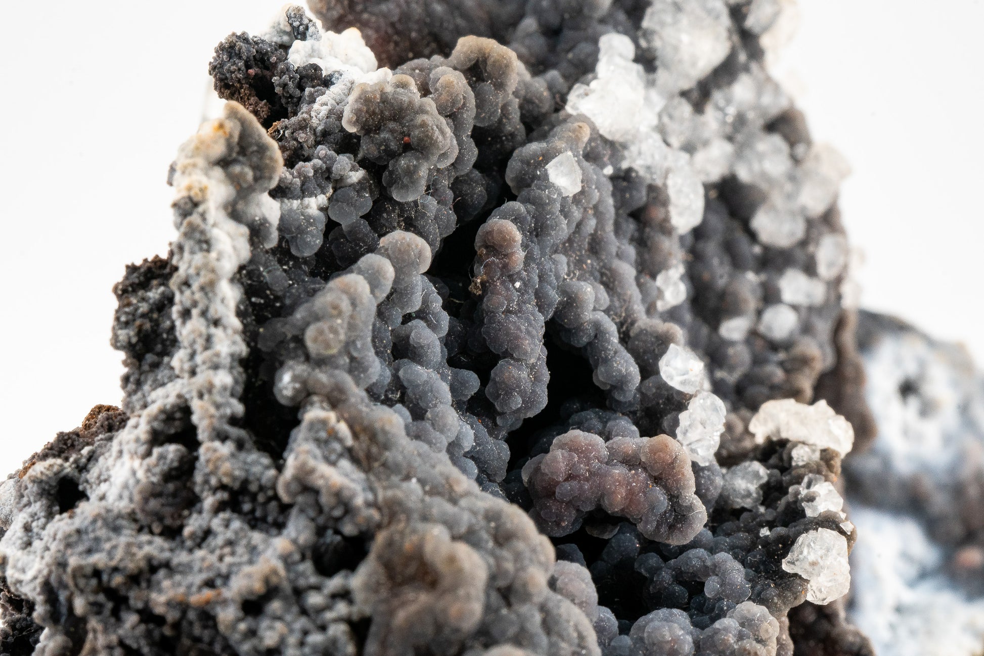 Quartz var. Chalcedony over Goethite - Zimapan, Hidalgo, Mexico