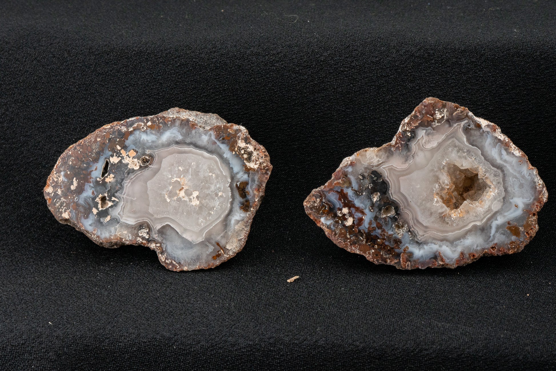 Picacho Agate Pair - Coyame del Sotol, Chihuahua, Mexico