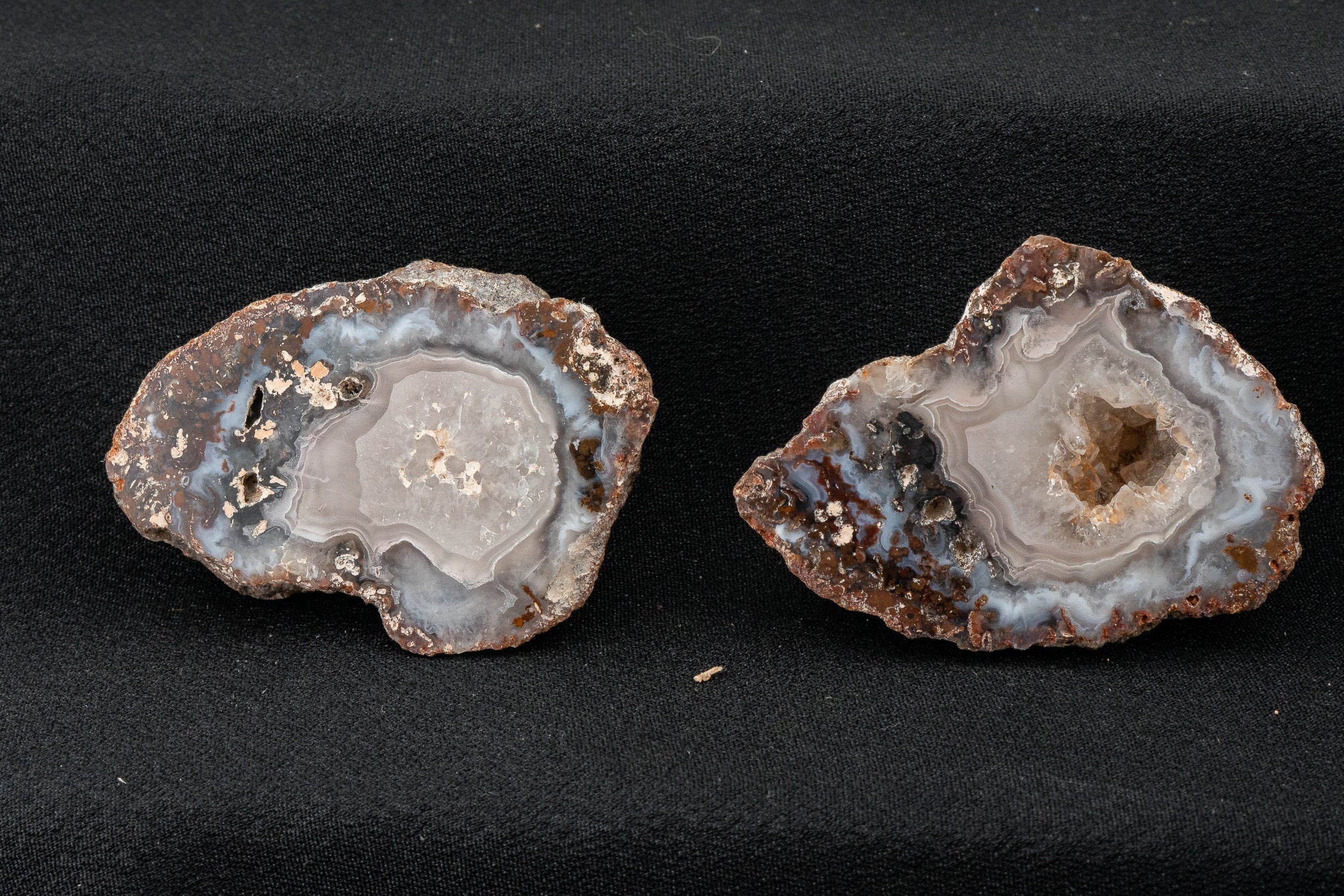 Picacho Agate Pair - Coyame del Sotol, Chihuahua, Mexico