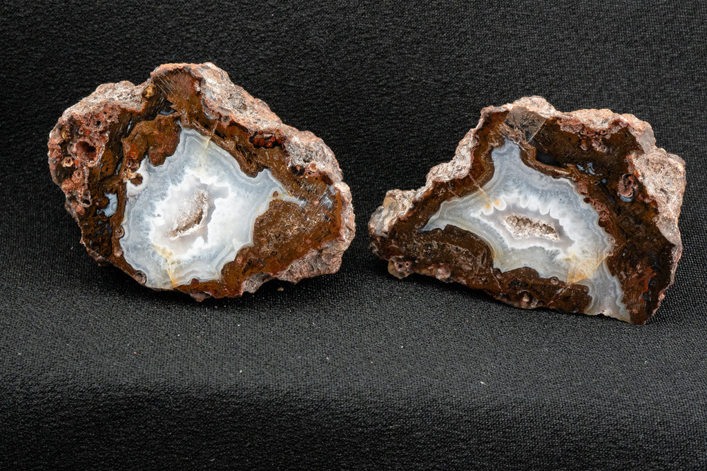 Picacho Agate Pair - Coyame del Sotol, Chihuahua, Mexico